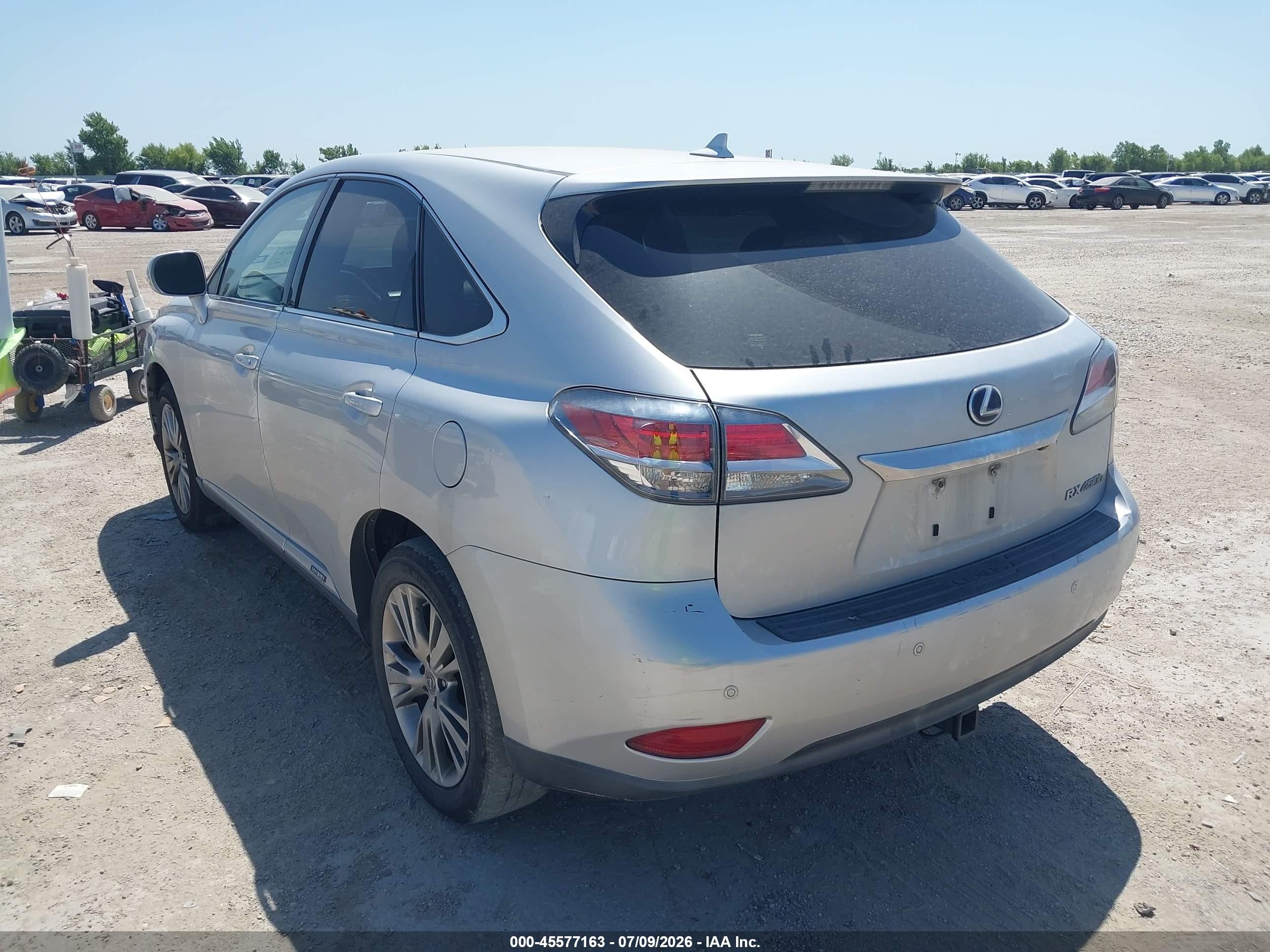 2013 Lexus Rx 450h   Silver vin: JTJZB1BA6D2412850
