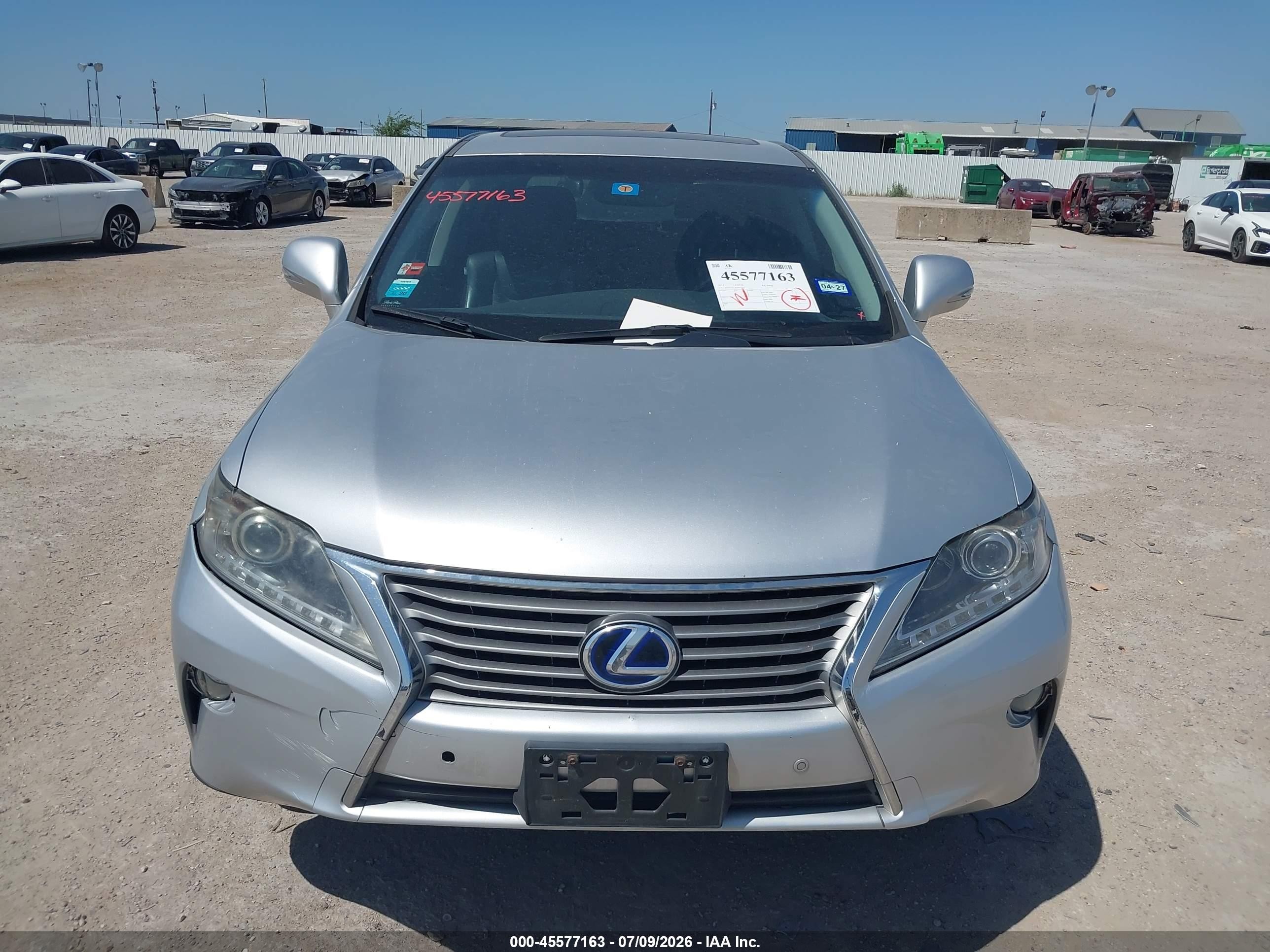 2013 Lexus Rx 450h   Silver vin: JTJZB1BA6D2412850