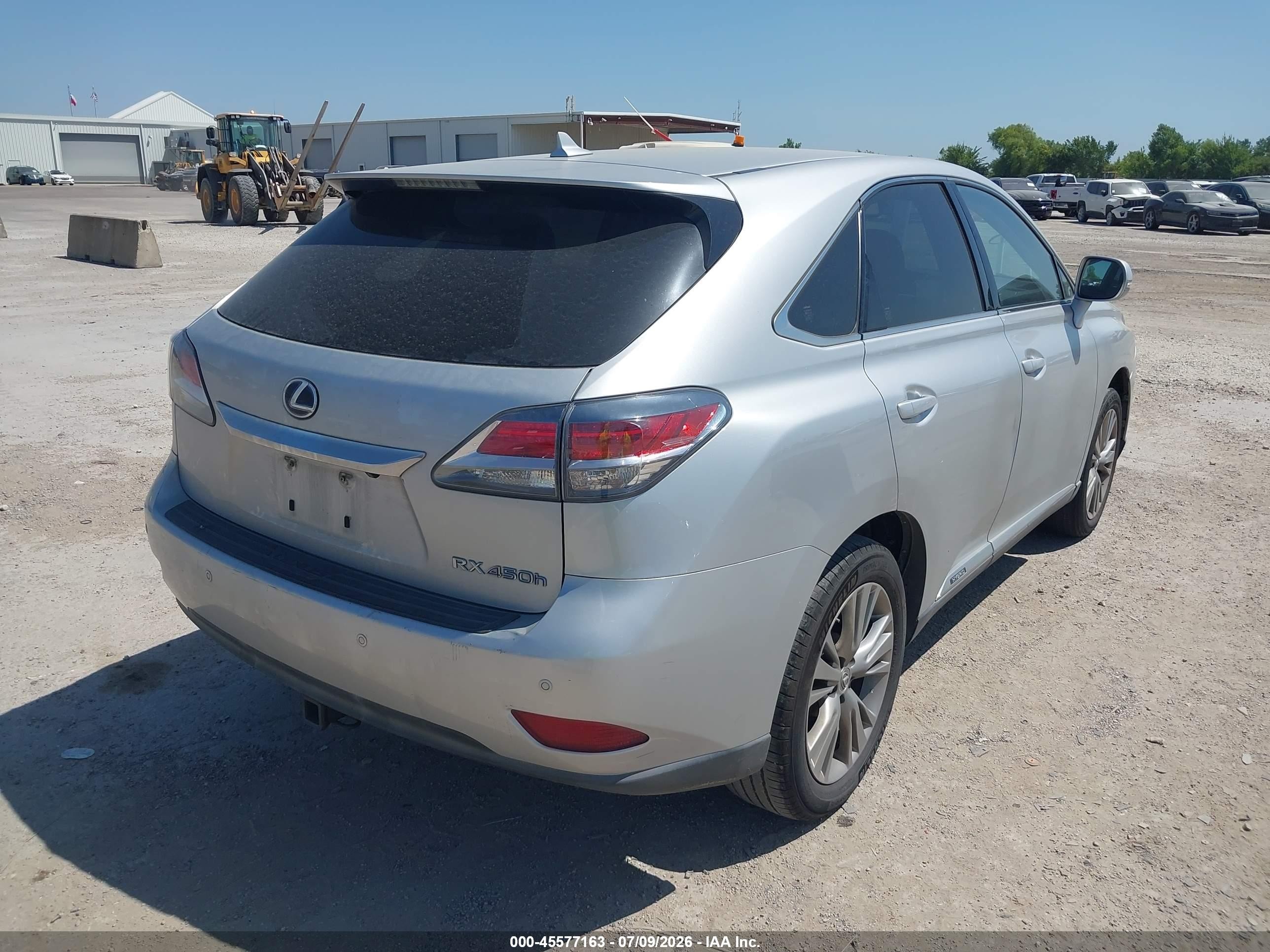 2013 Lexus Rx 450h   Silver vin: JTJZB1BA6D2412850