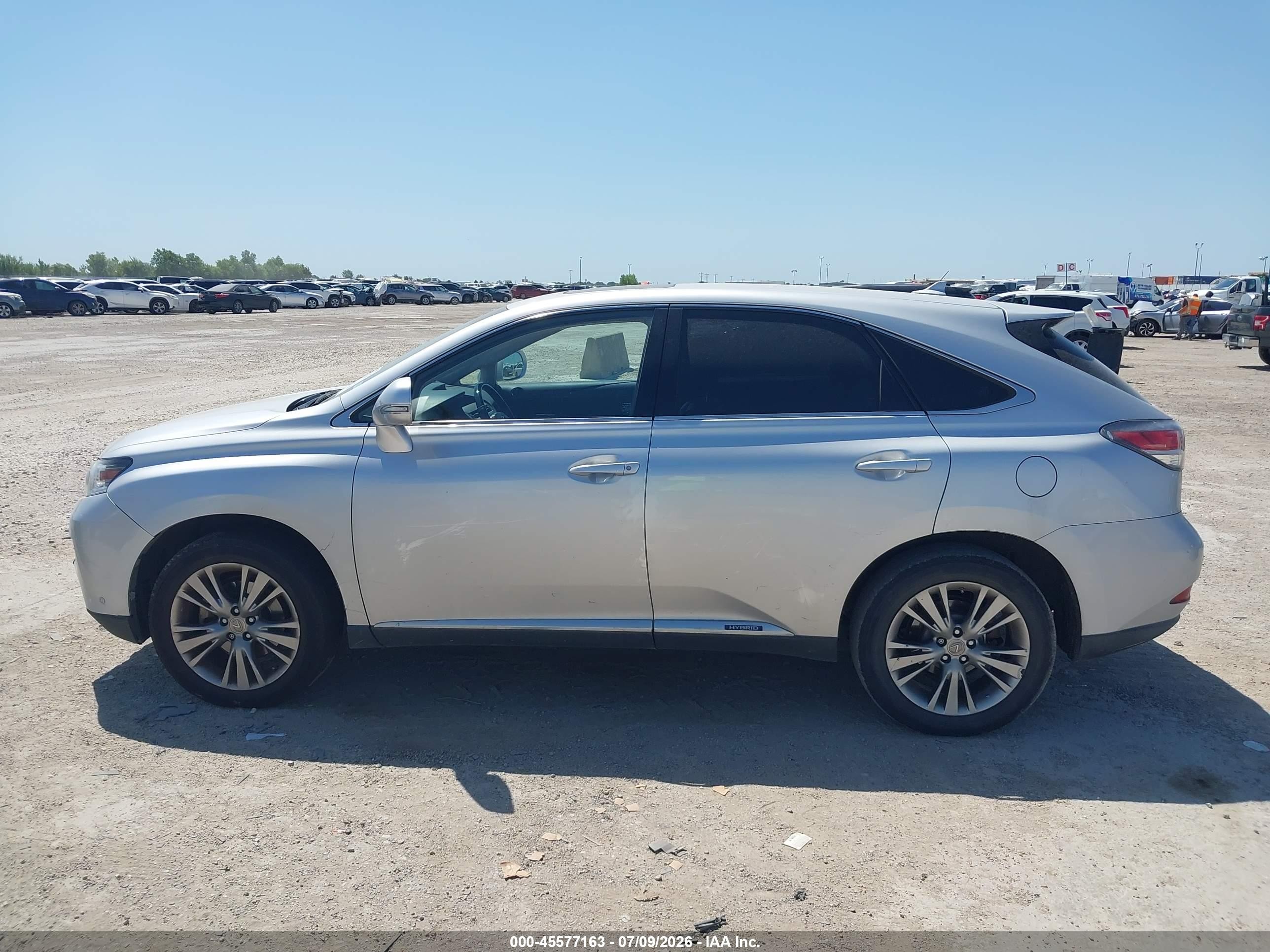 2013 Lexus Rx 450h   Silver vin: JTJZB1BA6D2412850