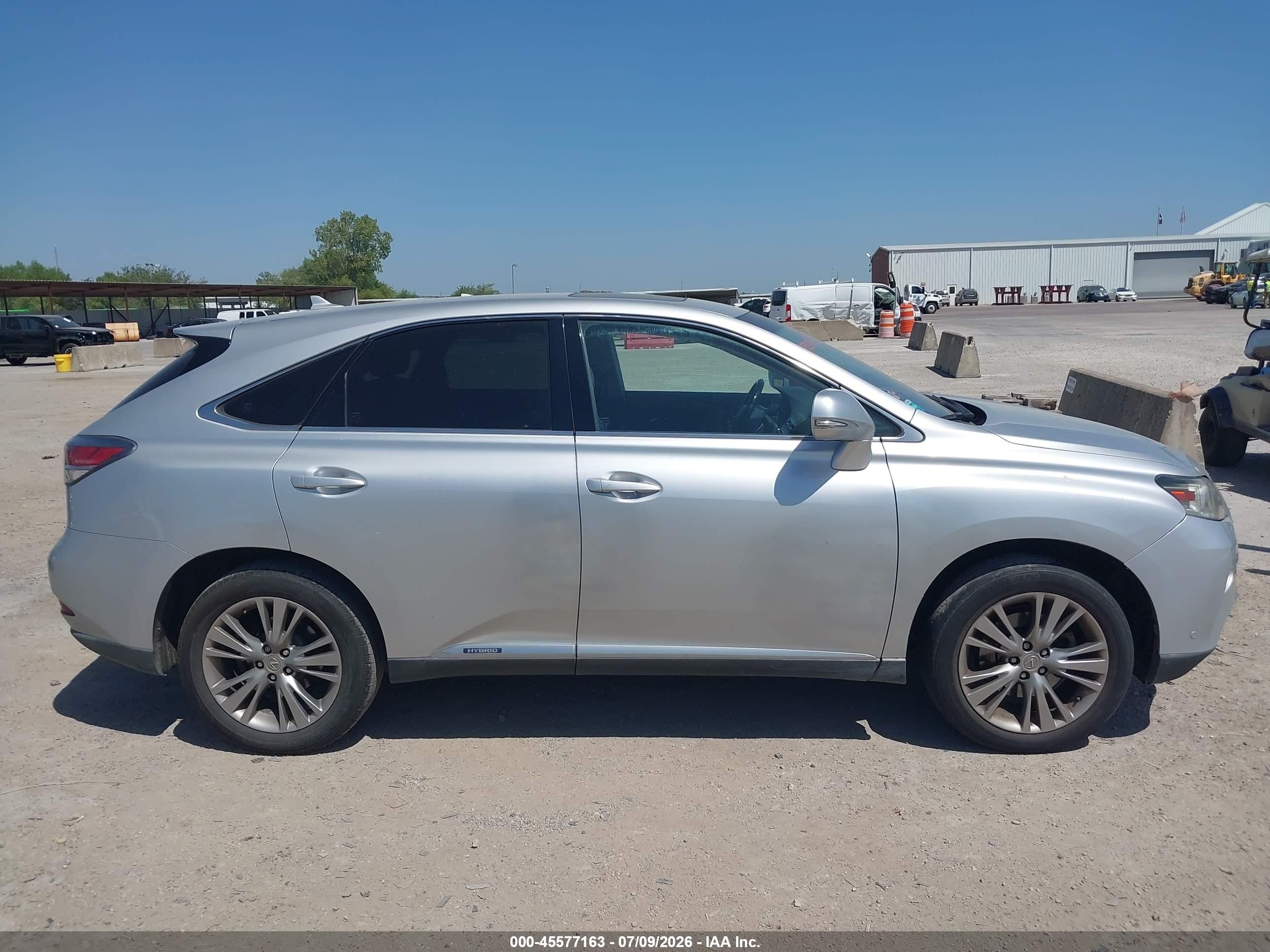 2013 Lexus Rx 450h   Silver vin: JTJZB1BA6D2412850