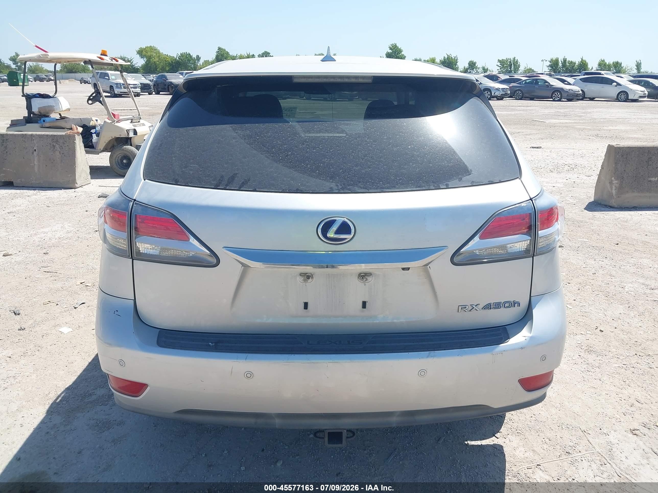 2013 Lexus Rx 450h   Silver vin: JTJZB1BA6D2412850