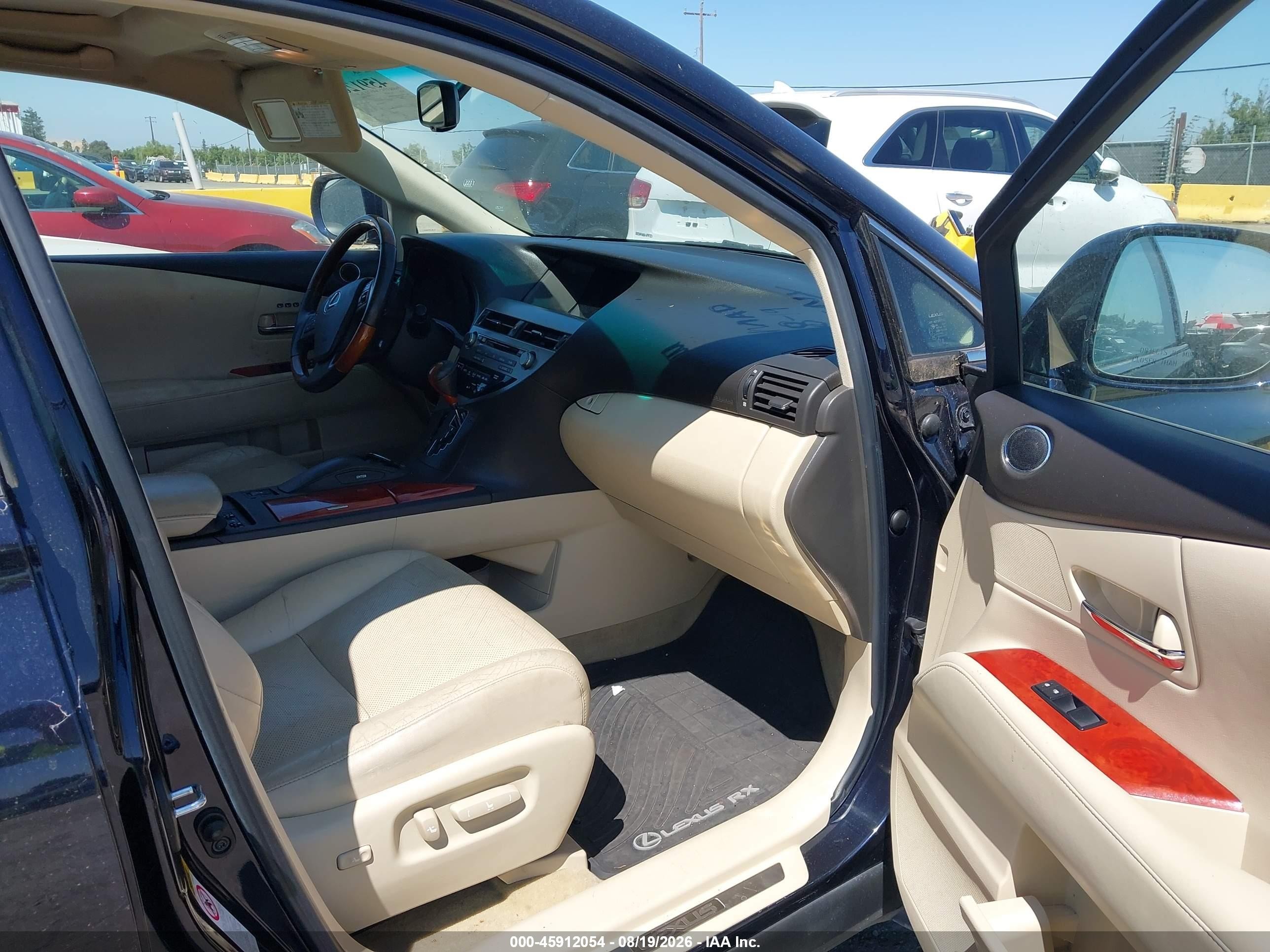 2010 Lexus Rx 450h Blue vin: JTJZB1BA7A2002702