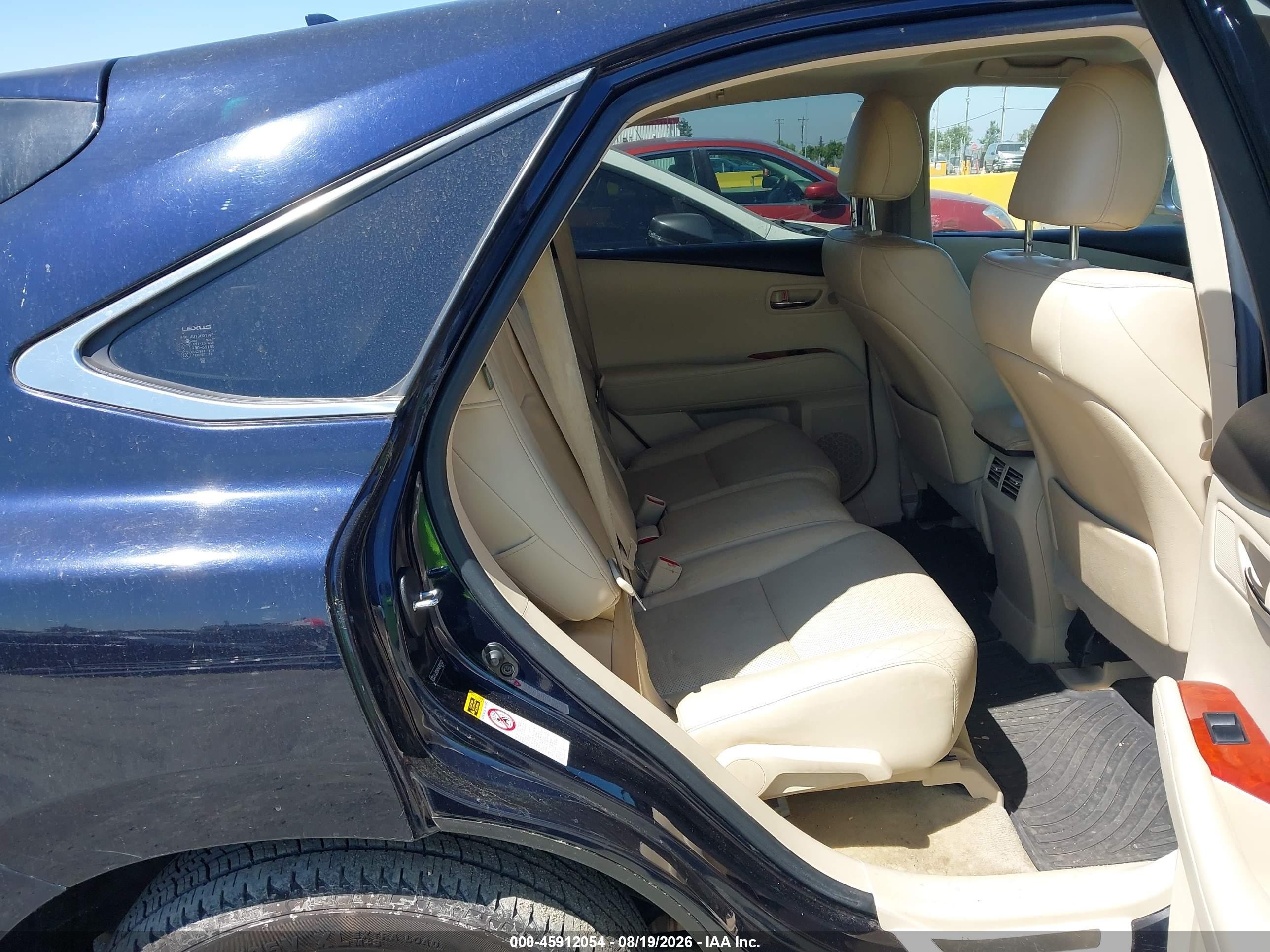 2010 Lexus Rx 450h Blue vin: JTJZB1BA7A2002702