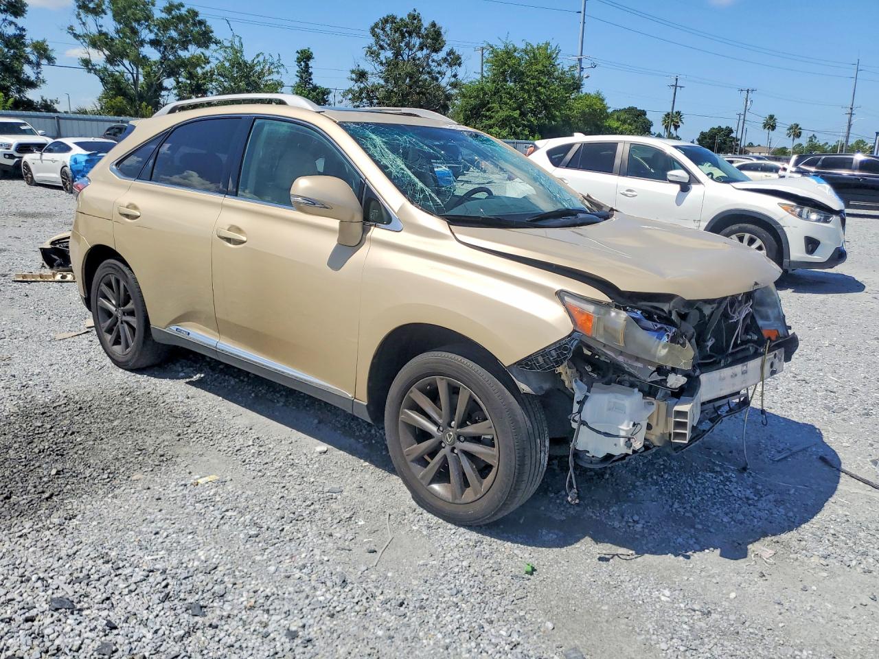 2010 Lexus Rx 450h Gold vin: JTJZB1BA7A2002814