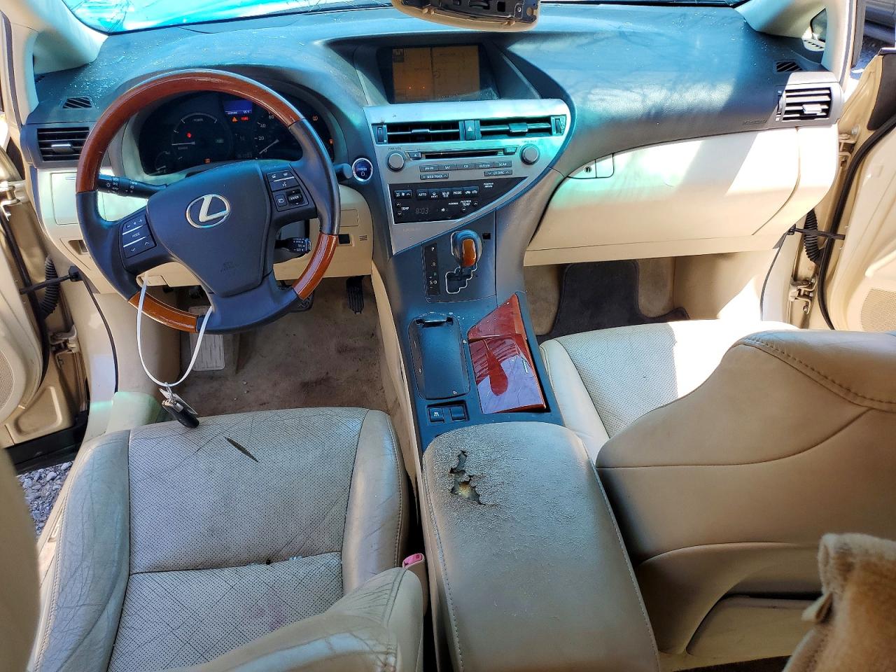 2010 Lexus Rx 450h Gold vin: JTJZB1BA7A2002814