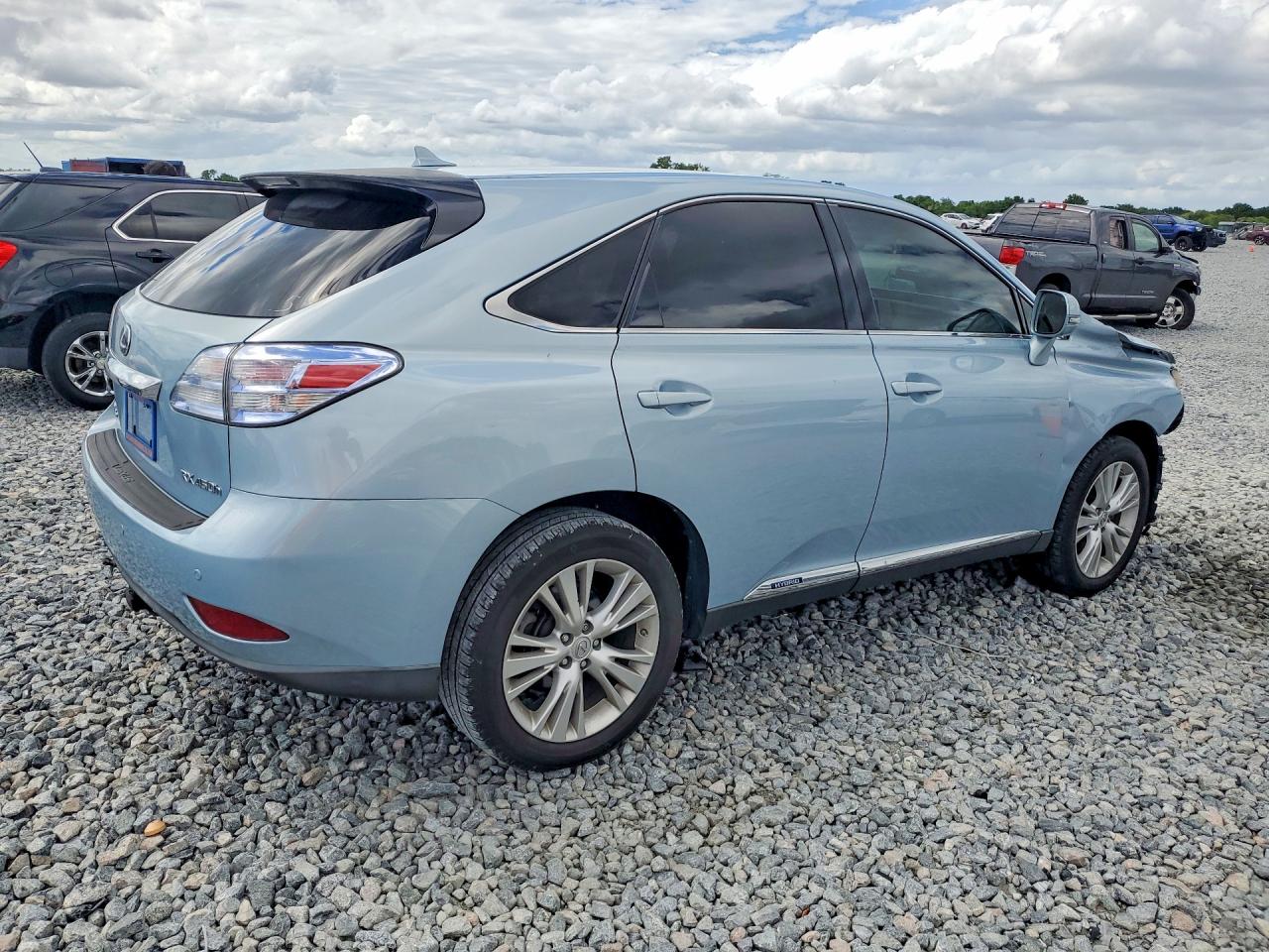 2010 Lexus Rx 450h Base Blue vin: JTJZB1BA7A2002960
