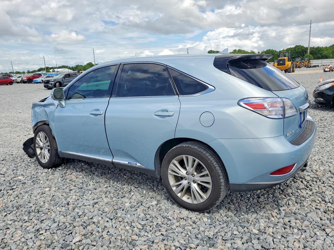2010 Lexus Rx 450h Base Blue vin: JTJZB1BA7A2002960