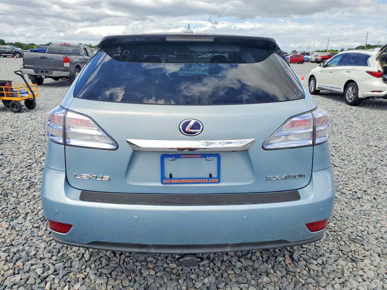 2010 Lexus Rx 450h Base Blue vin: JTJZB1BA7A2002960