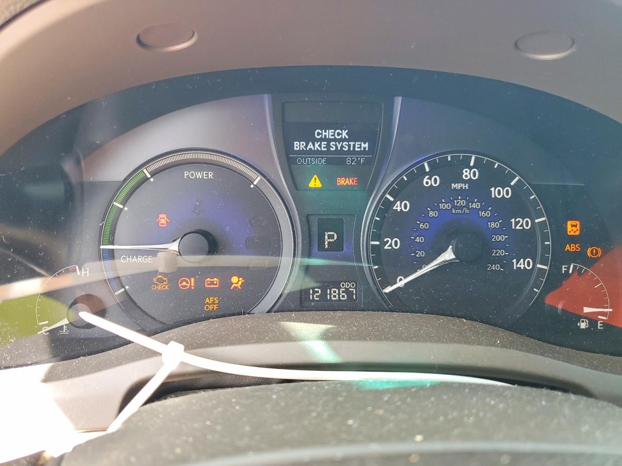 2010 Lexus Rx 450h Base Blue vin: JTJZB1BA7A2002960