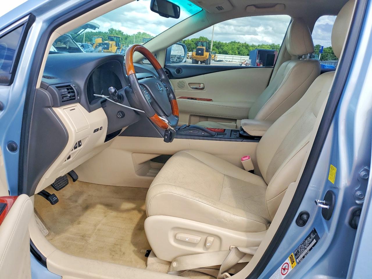 2010 Lexus Rx 450h Base Blue vin: JTJZB1BA7A2002960