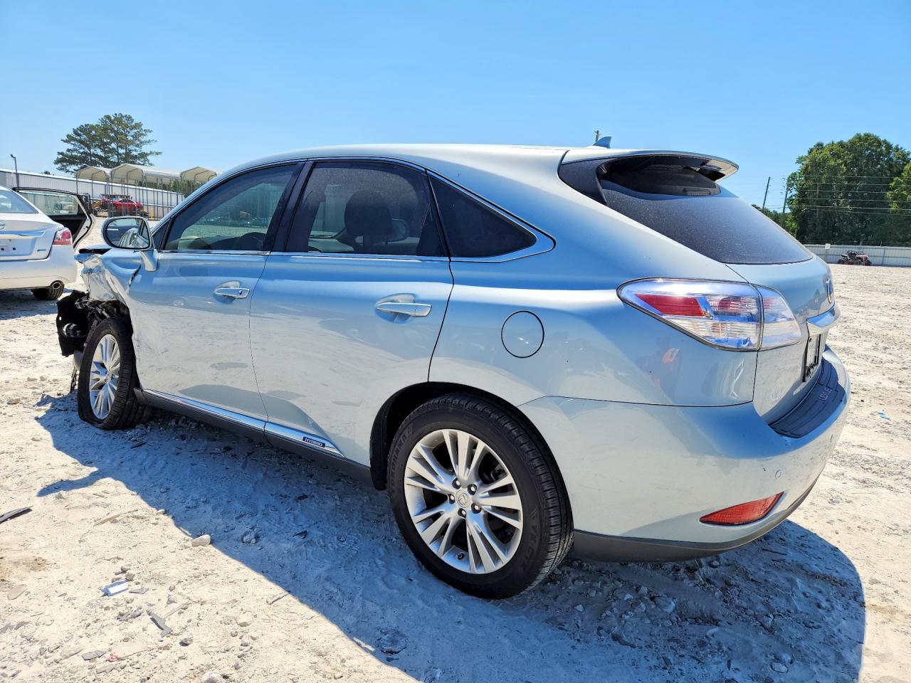 2011 Lexus Rx 450h Blue vin: JTJZB1BA7B2004810