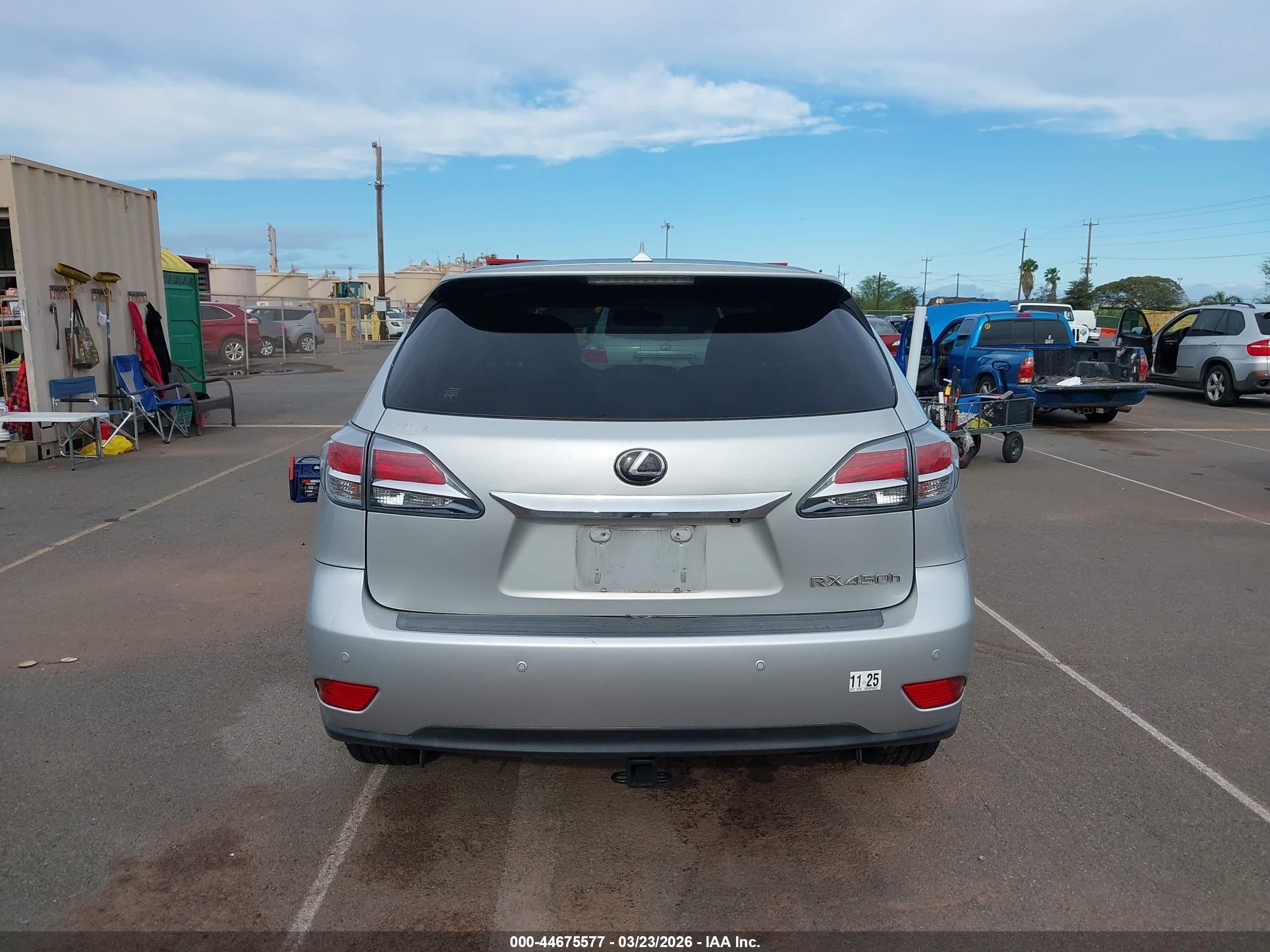 2013 Lexus Rx 450h Серебряный vin: JTJZB1BA7D2008147
