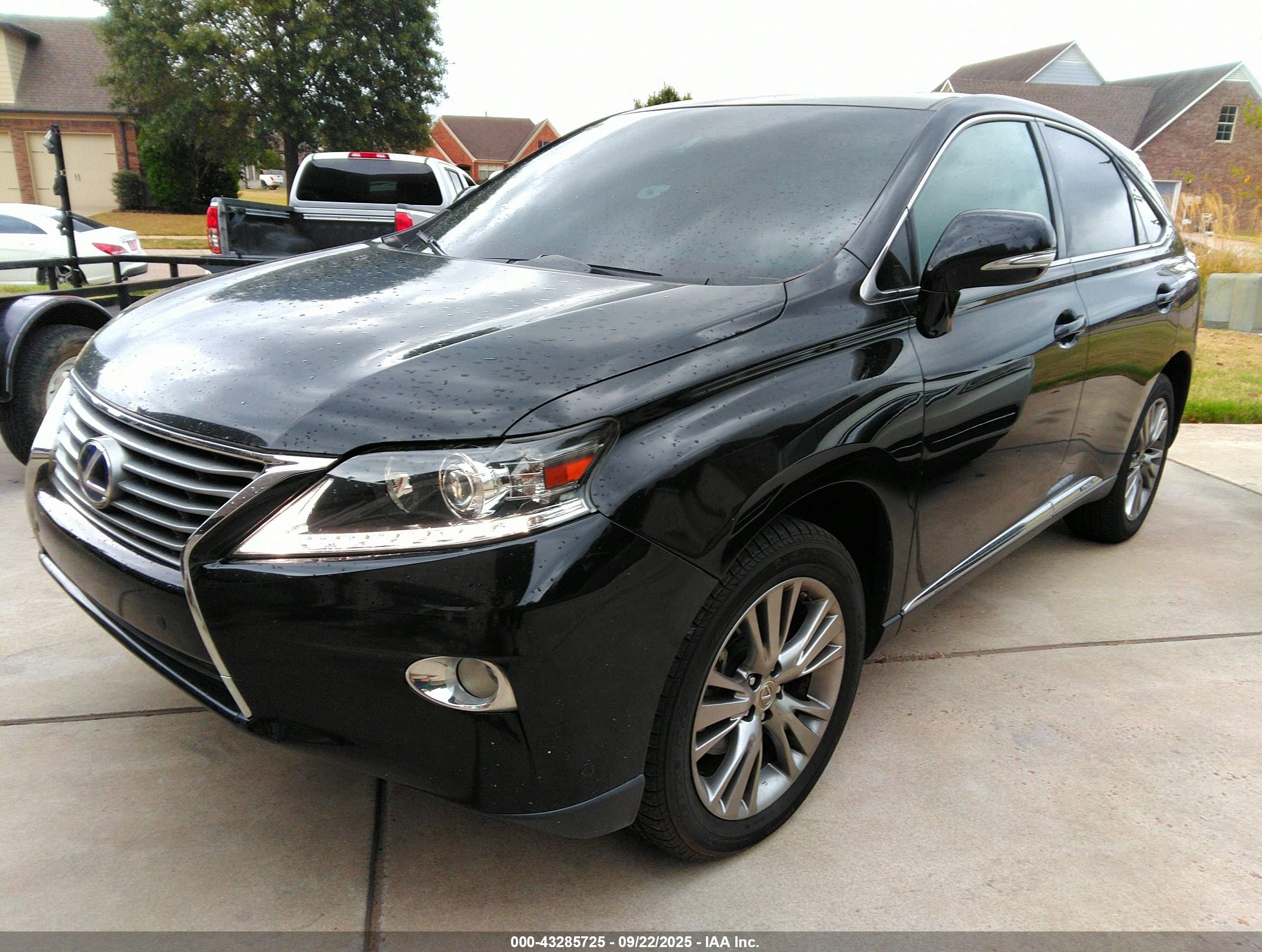 2014 Lexus Rx 450h   Black vin: JTJZB1BA7E2413622