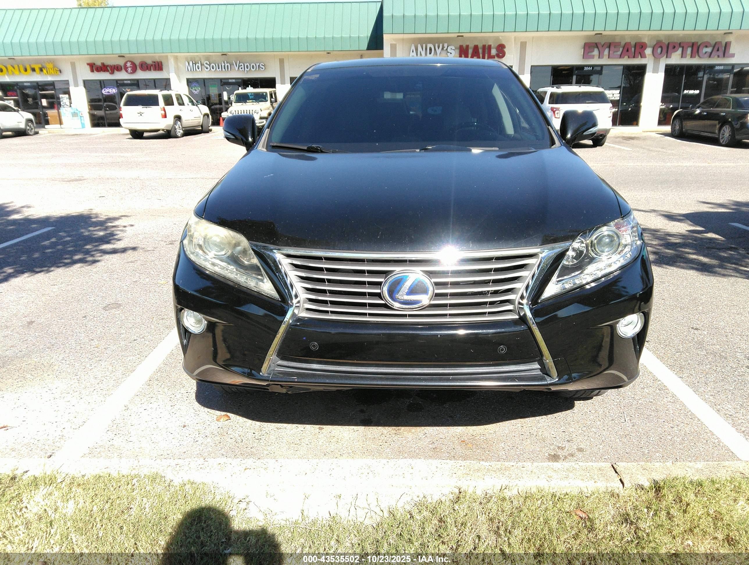 2014 Lexus Rx 450h   Black vin: JTJZB1BA7E2413622