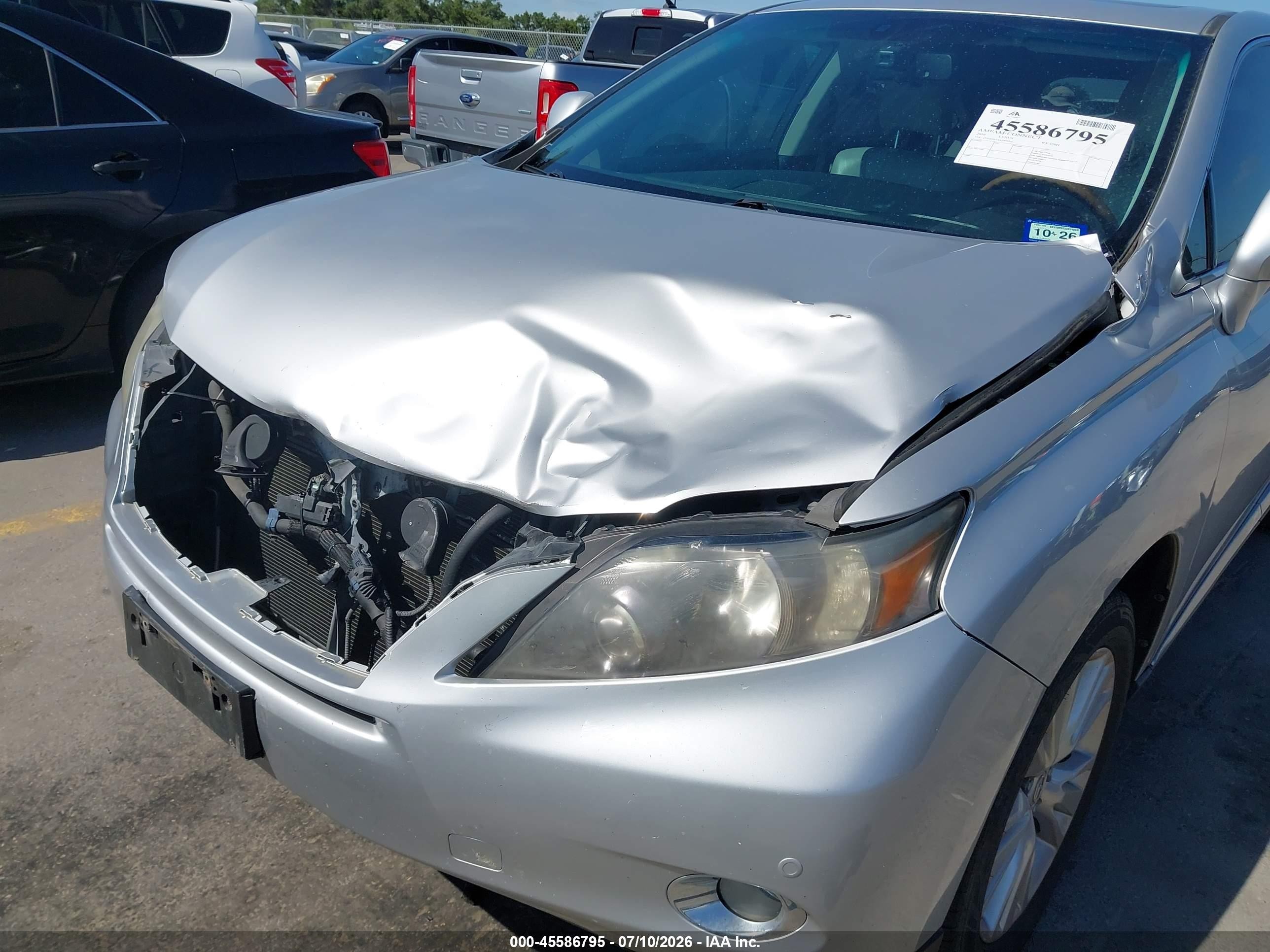 2010 Lexus Rx 450h   Silver vin: JTJZB1BA8A2000201