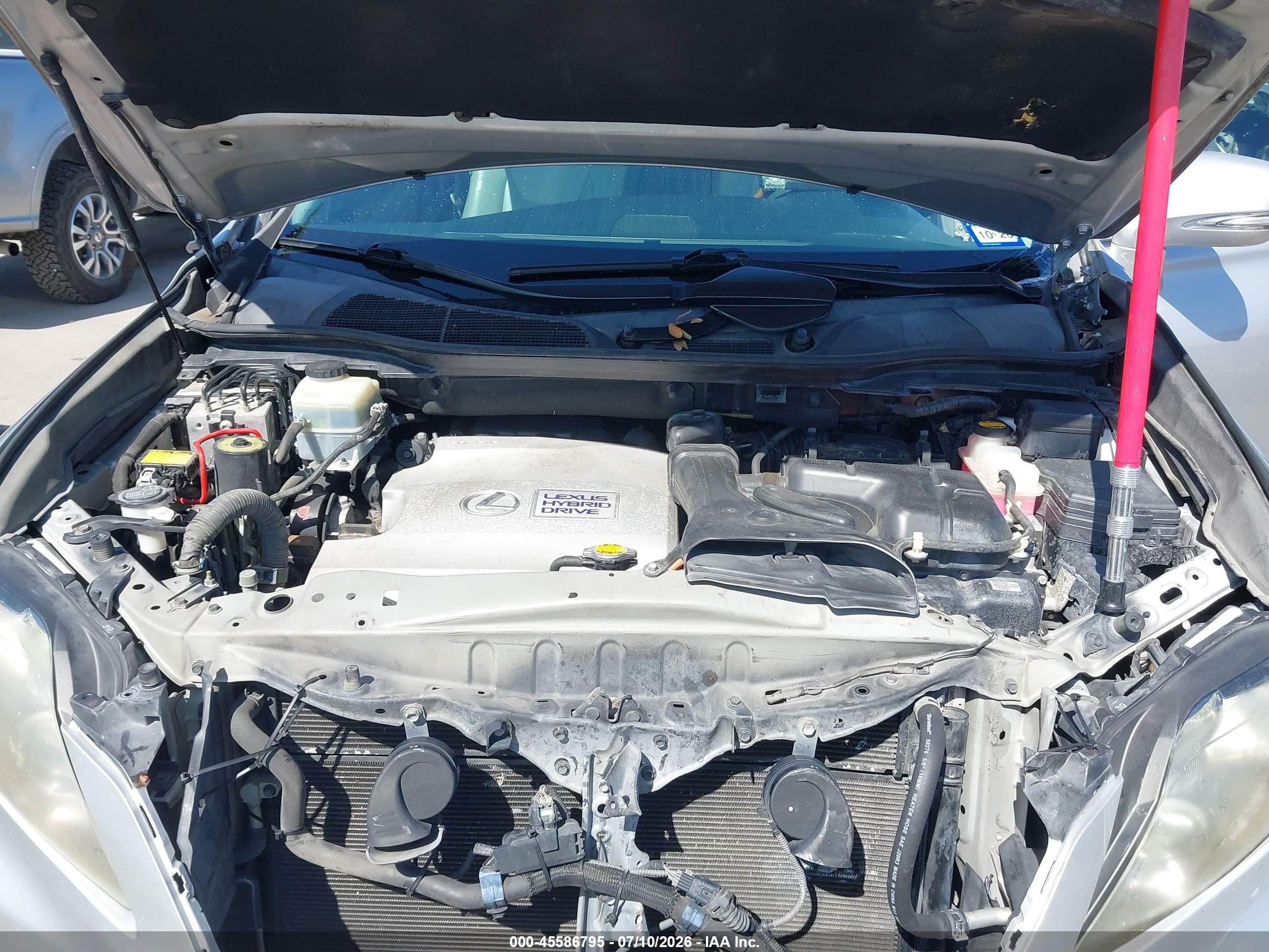 2010 Lexus Rx 450h   Silver vin: JTJZB1BA8A2000201