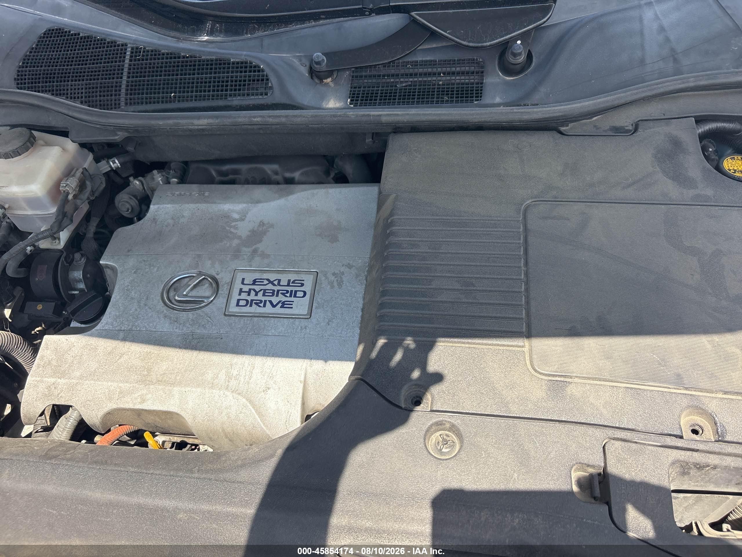 2010 Lexus Rx 450h   vin: JTJZB1BA8A2000845