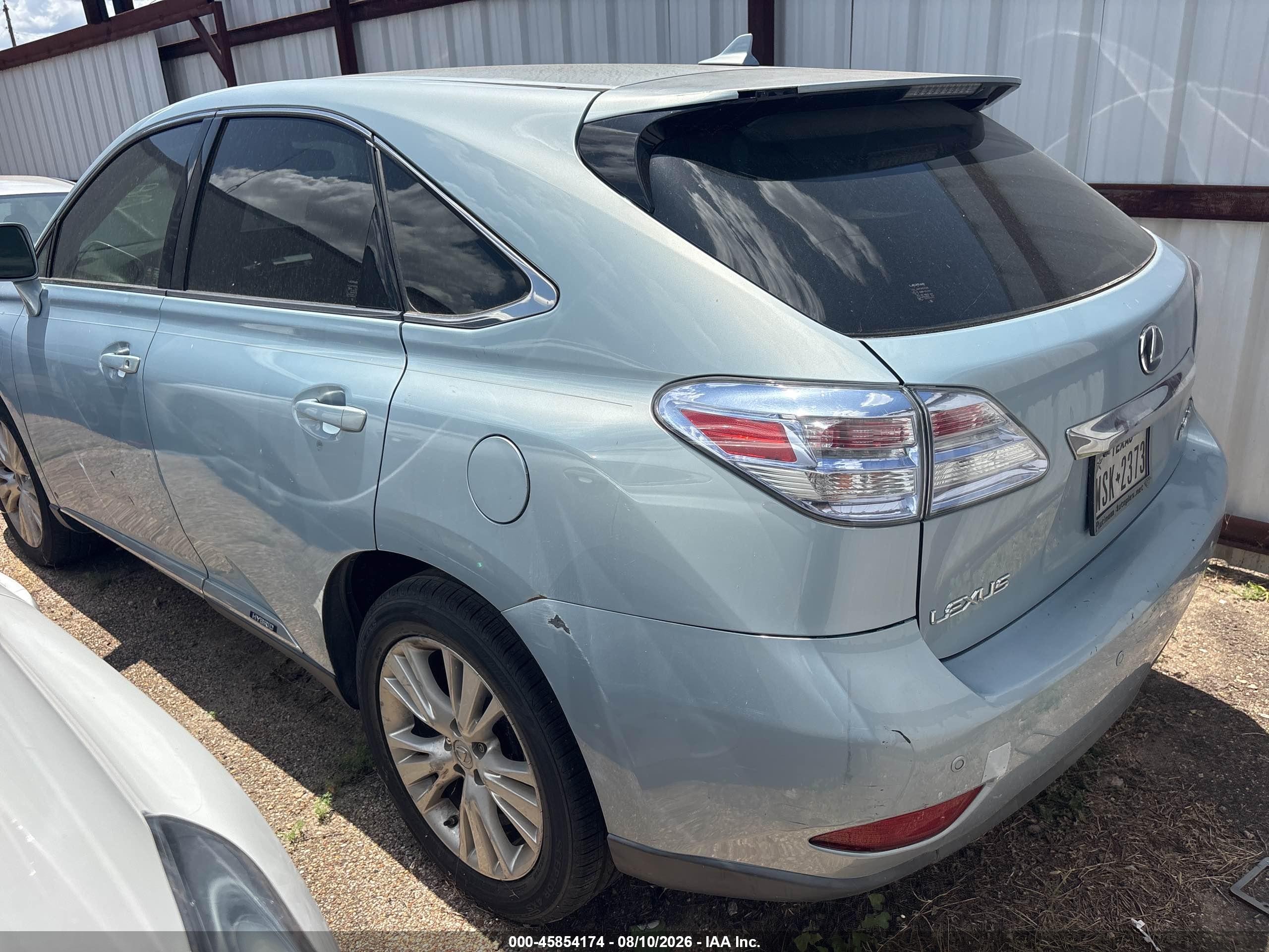 2010 Lexus Rx 450h   vin: JTJZB1BA8A2000845