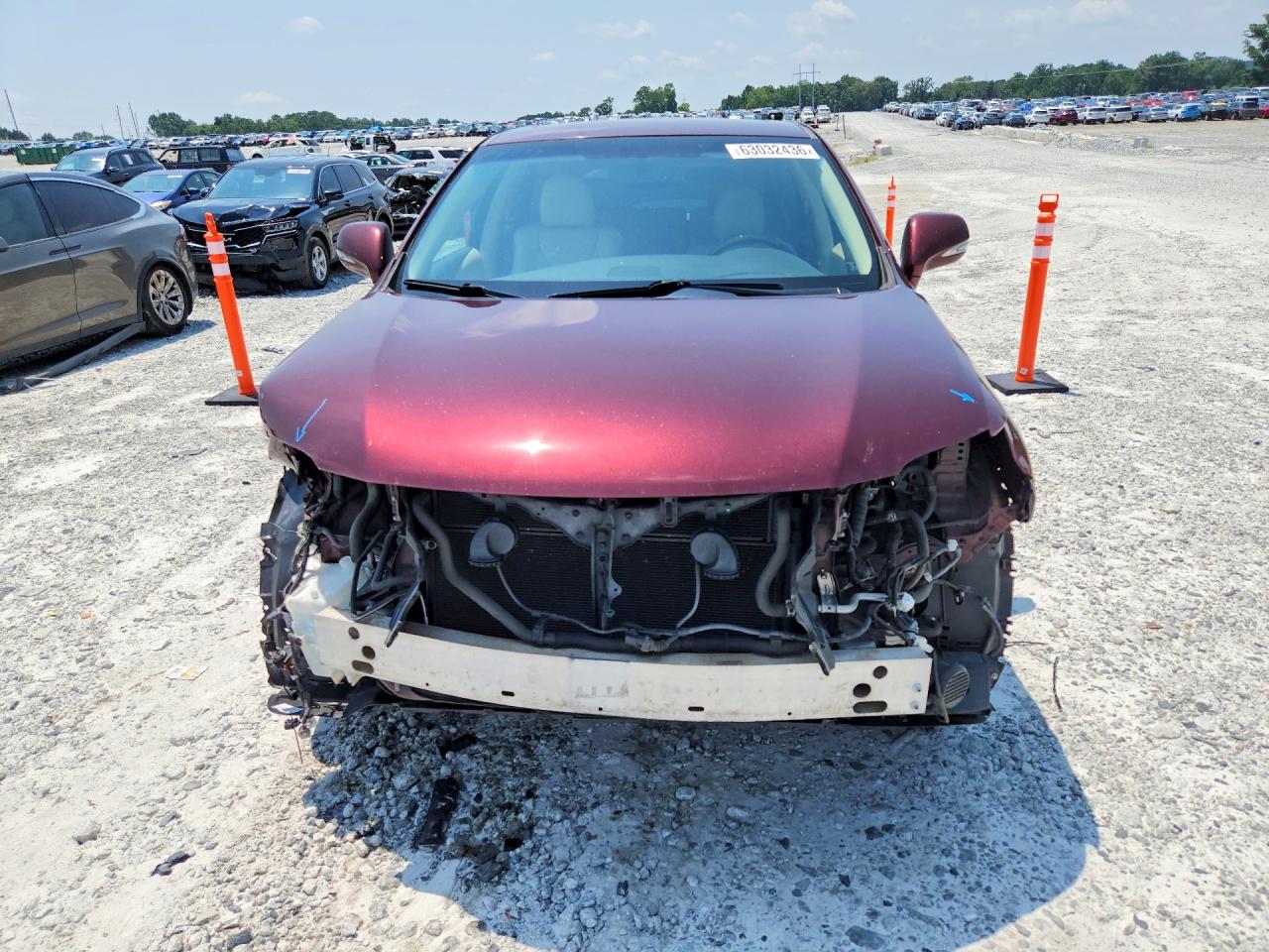 2013 Lexus Rx 450h Burgundy vin: JTJZB1BA8D2412087