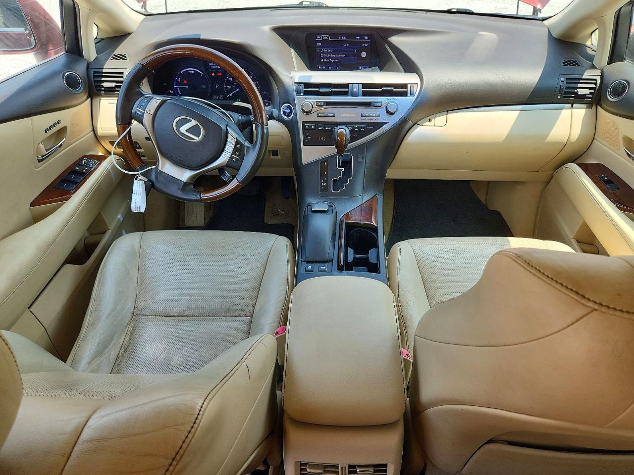 2013 Lexus Rx 450h Burgundy vin: JTJZB1BA8D2412087