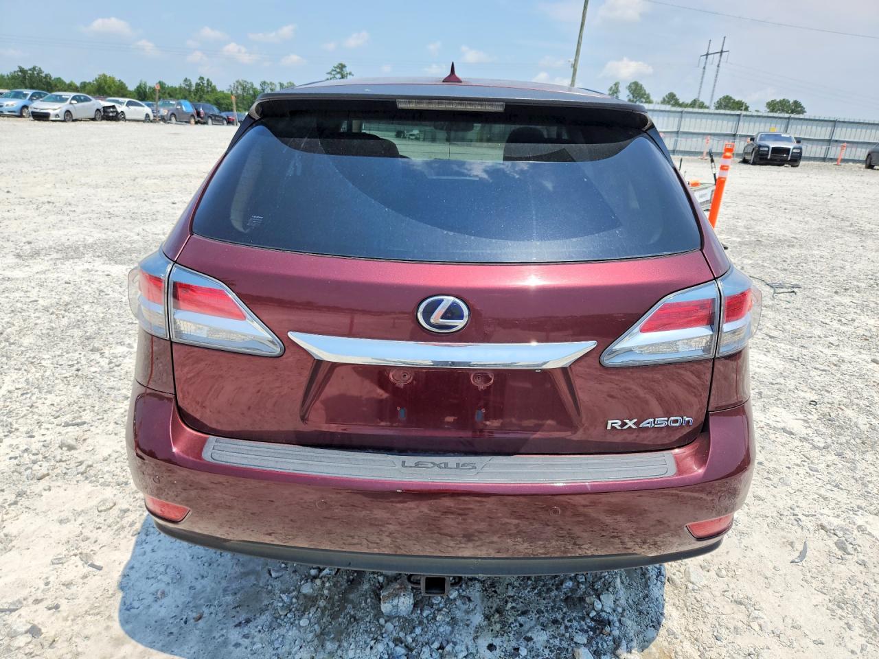 2013 Lexus Rx 450h Burgundy vin: JTJZB1BA8D2412087