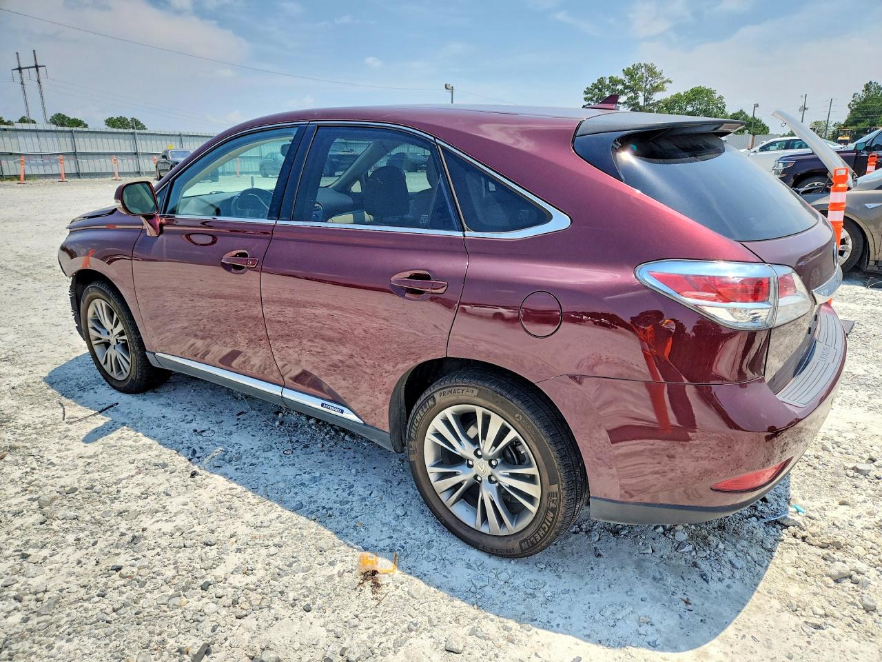 2013 Lexus Rx 450h Burgundy vin: JTJZB1BA8D2412087