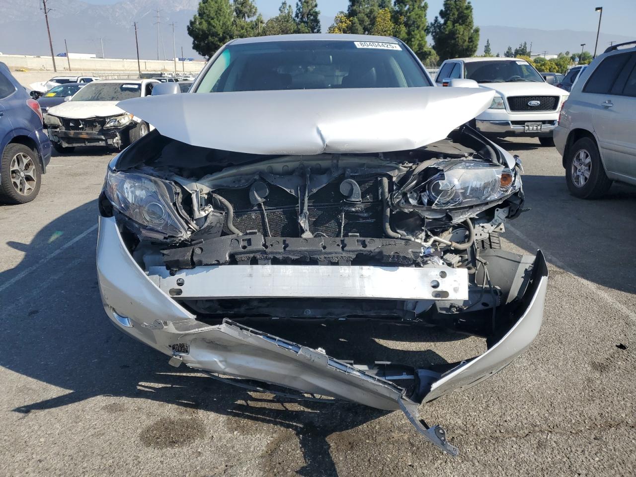 2010 Lexus Rx 450h Silver vin: JTJZB1BA9A2402499