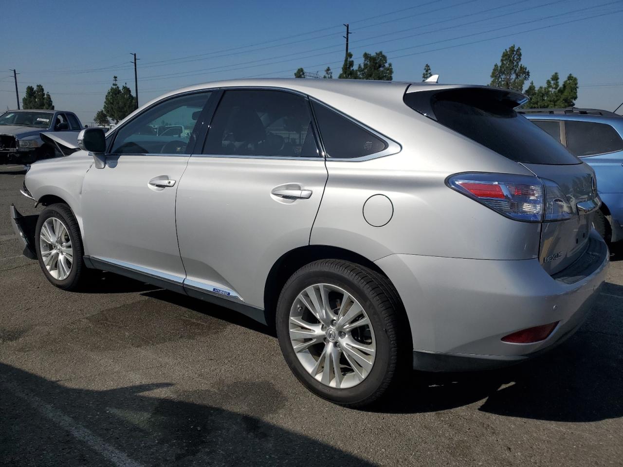 2010 Lexus Rx 450h Silver vin: JTJZB1BA9A2402499