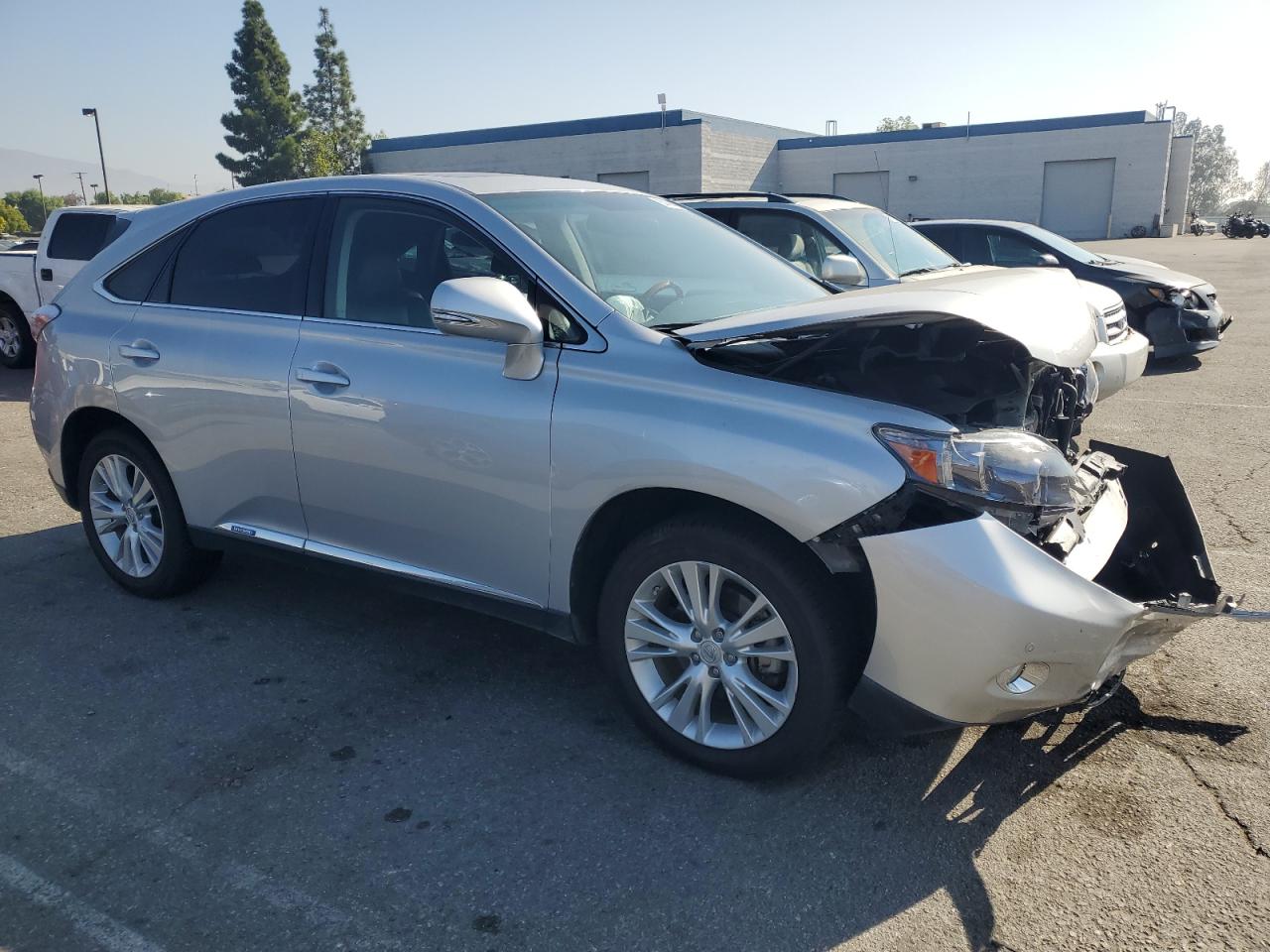 2010 Lexus Rx 450h Silver vin: JTJZB1BA9A2402499