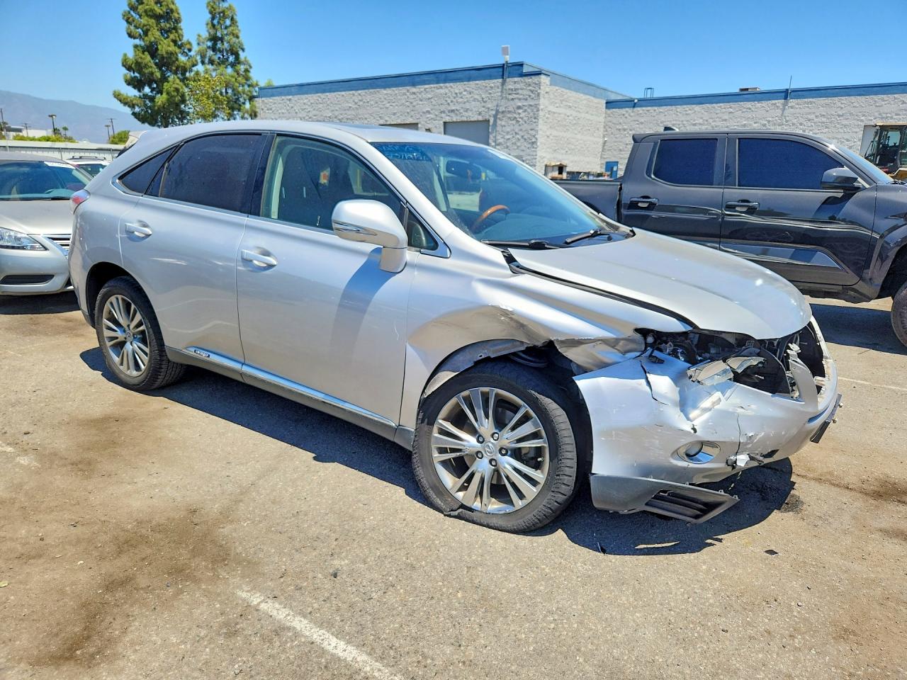 2011 Lexus Rx 450h Silver vin: JTJZB1BA9B2004758