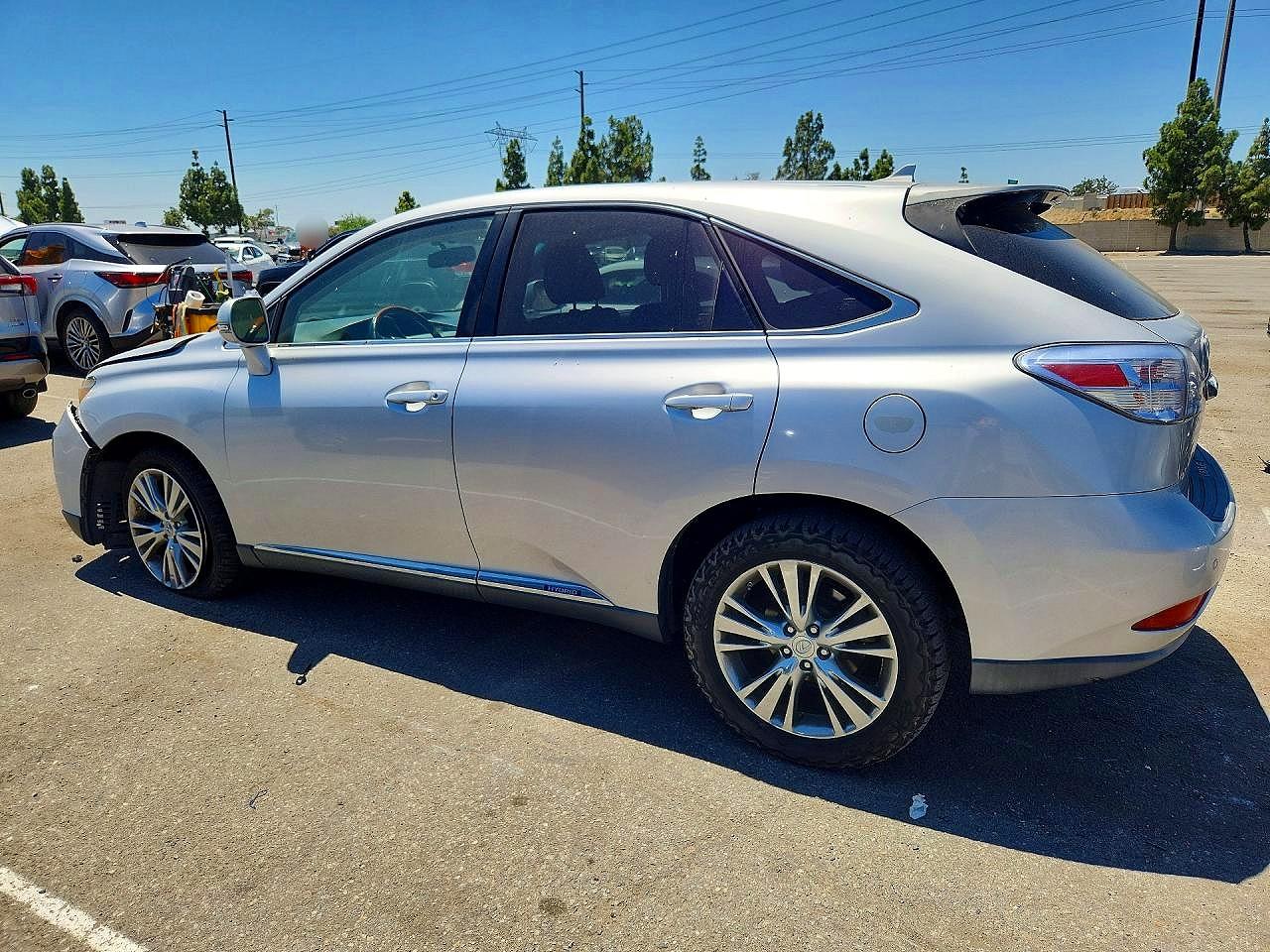 2011 Lexus Rx 450h Silver vin: JTJZB1BA9B2004758