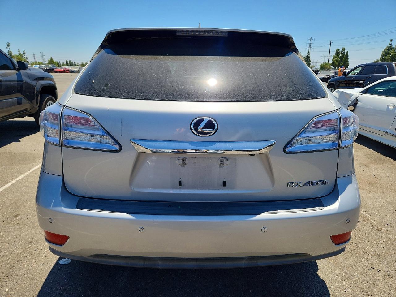 2011 Lexus Rx 450h Silver vin: JTJZB1BA9B2004758