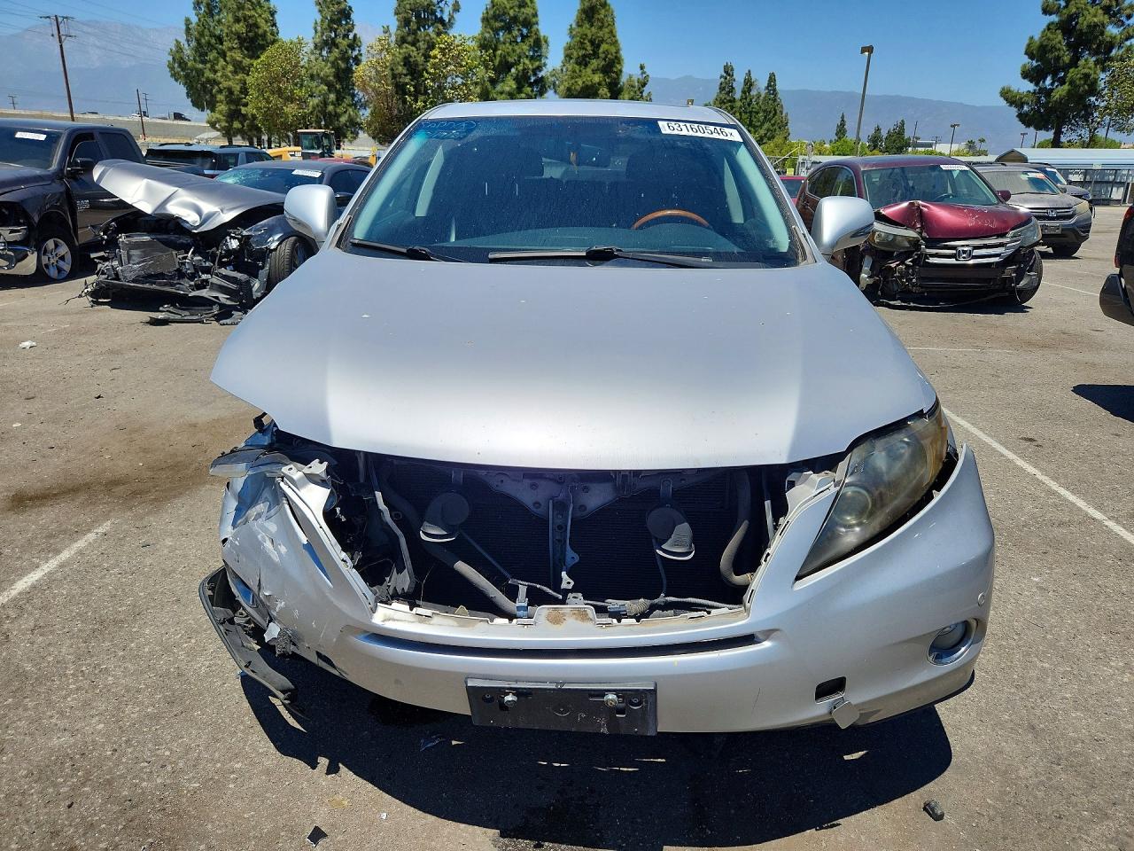 2011 Lexus Rx 450h Silver vin: JTJZB1BA9B2004758
