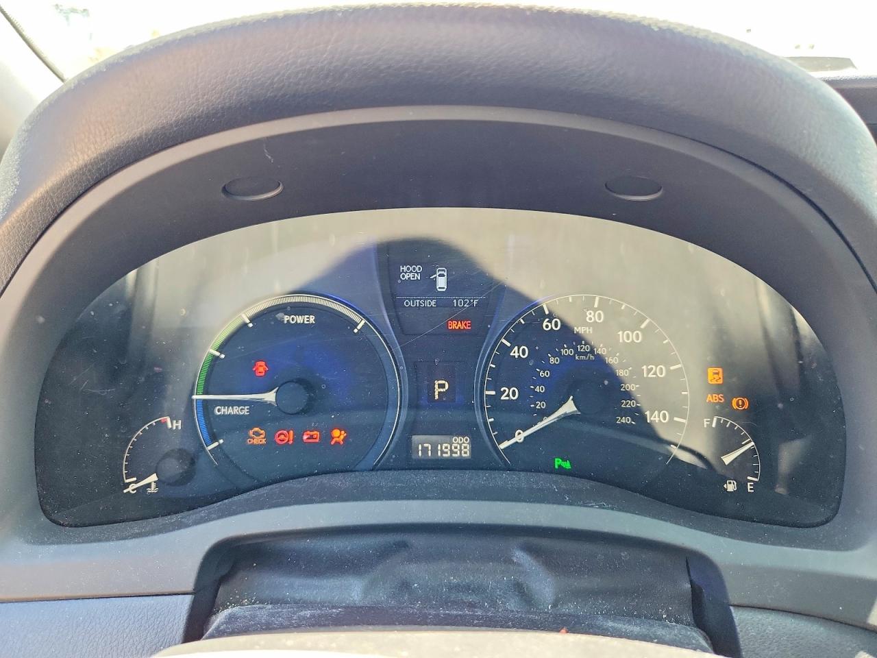 2011 Lexus Rx 450h Silver vin: JTJZB1BA9B2004758