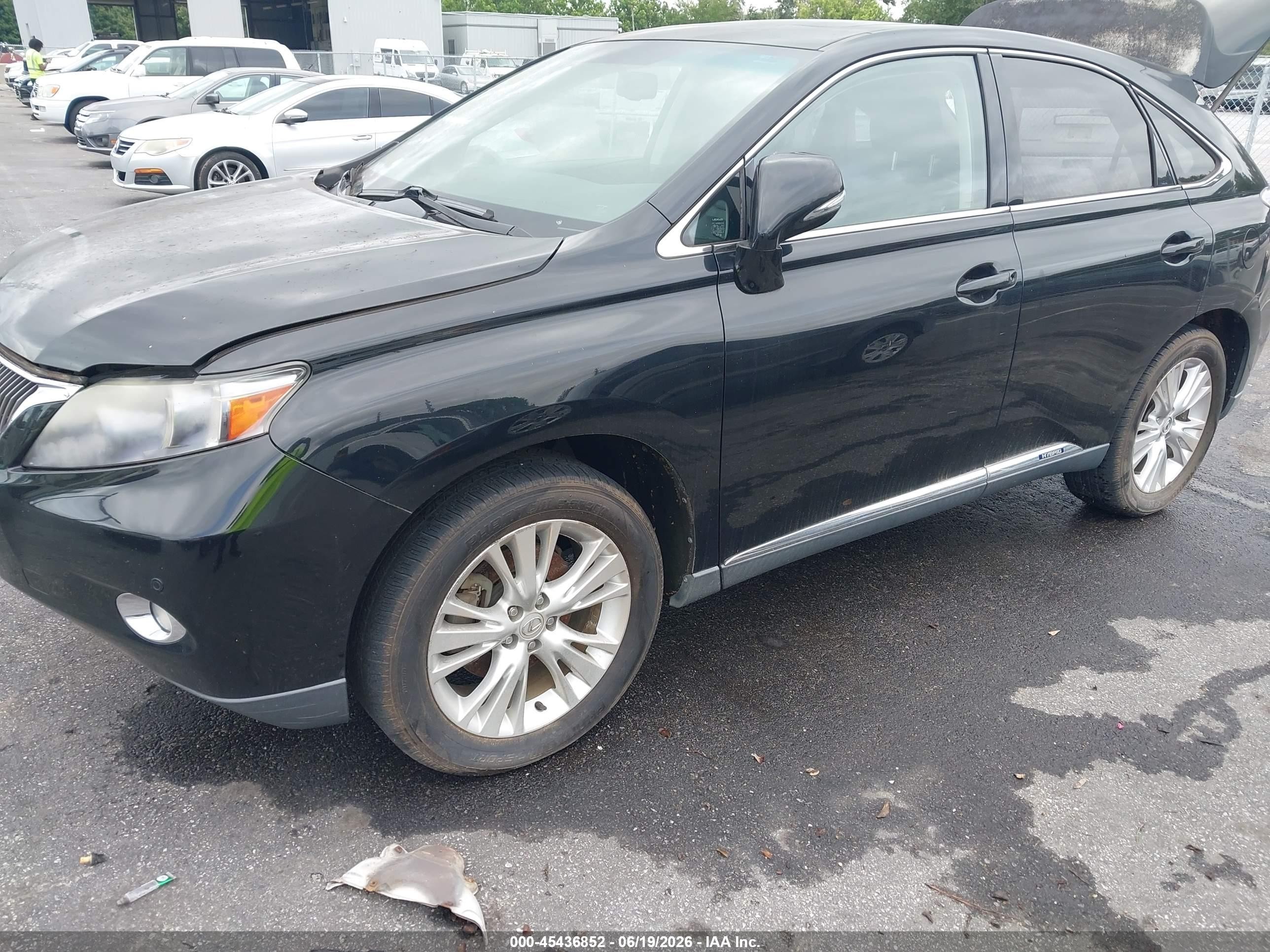 2011 Lexus Rx 450h   Black vin: JTJZB1BA9B2005215