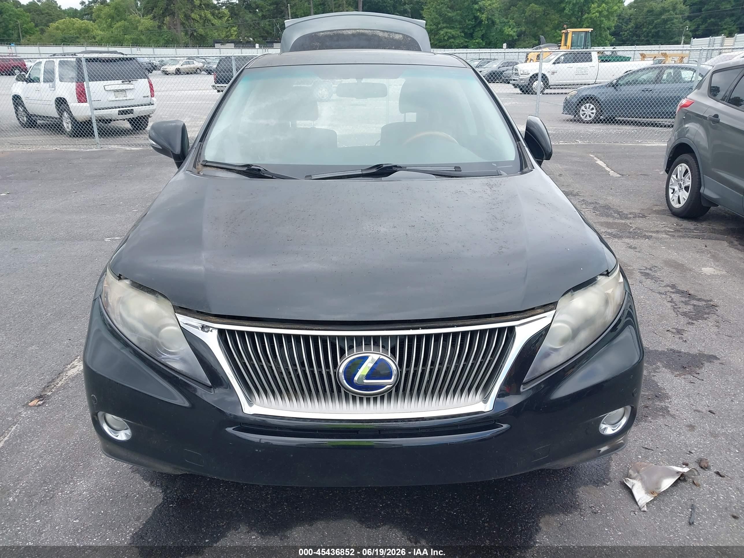 2011 Lexus Rx 450h   Black vin: JTJZB1BA9B2005215