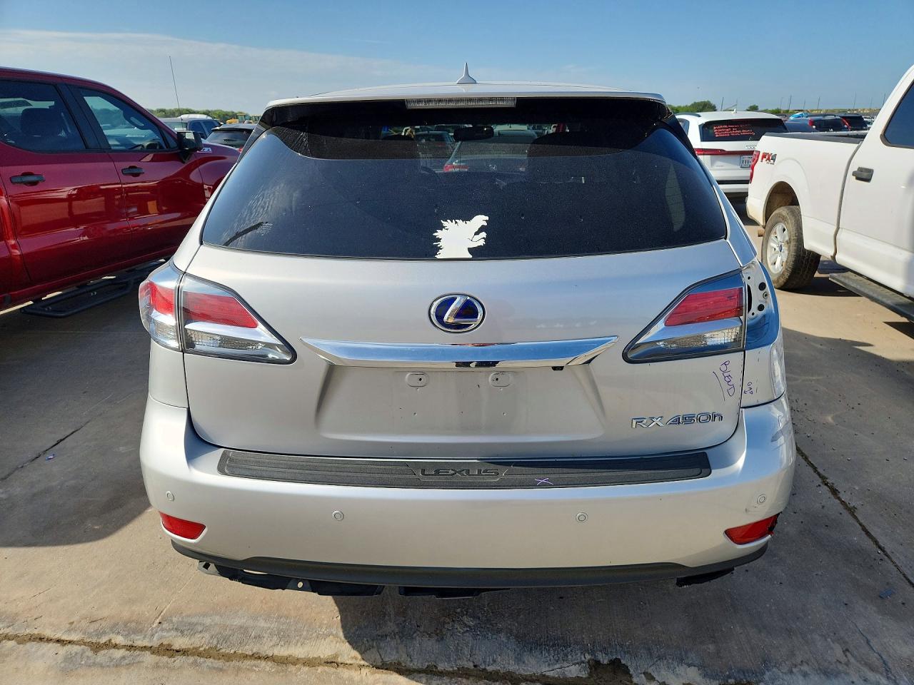 2013 Lexus Rx 450h Silver vin: JTJZB1BA9D2006772