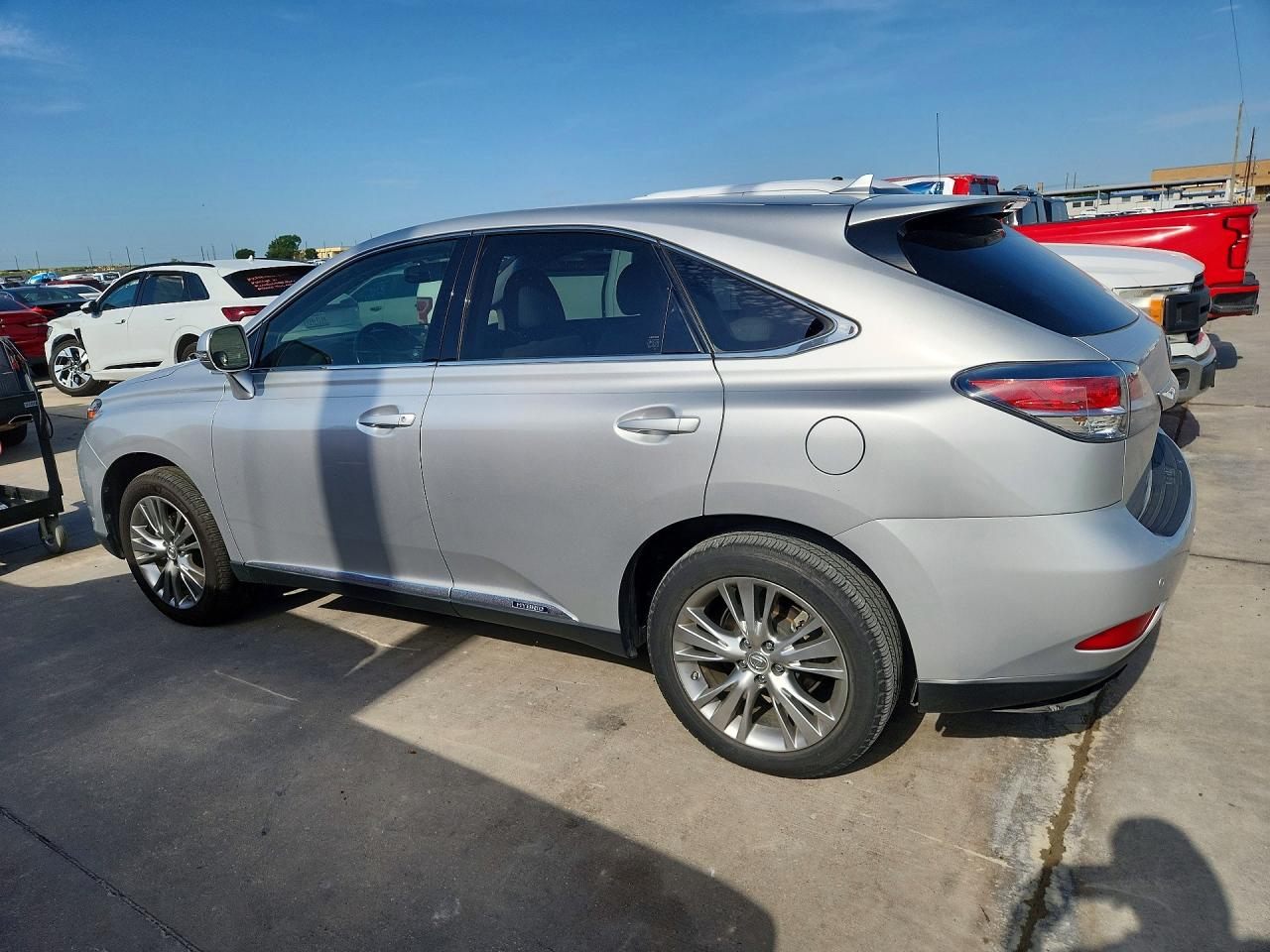 2013 Lexus Rx 450h Silver vin: JTJZB1BA9D2006772