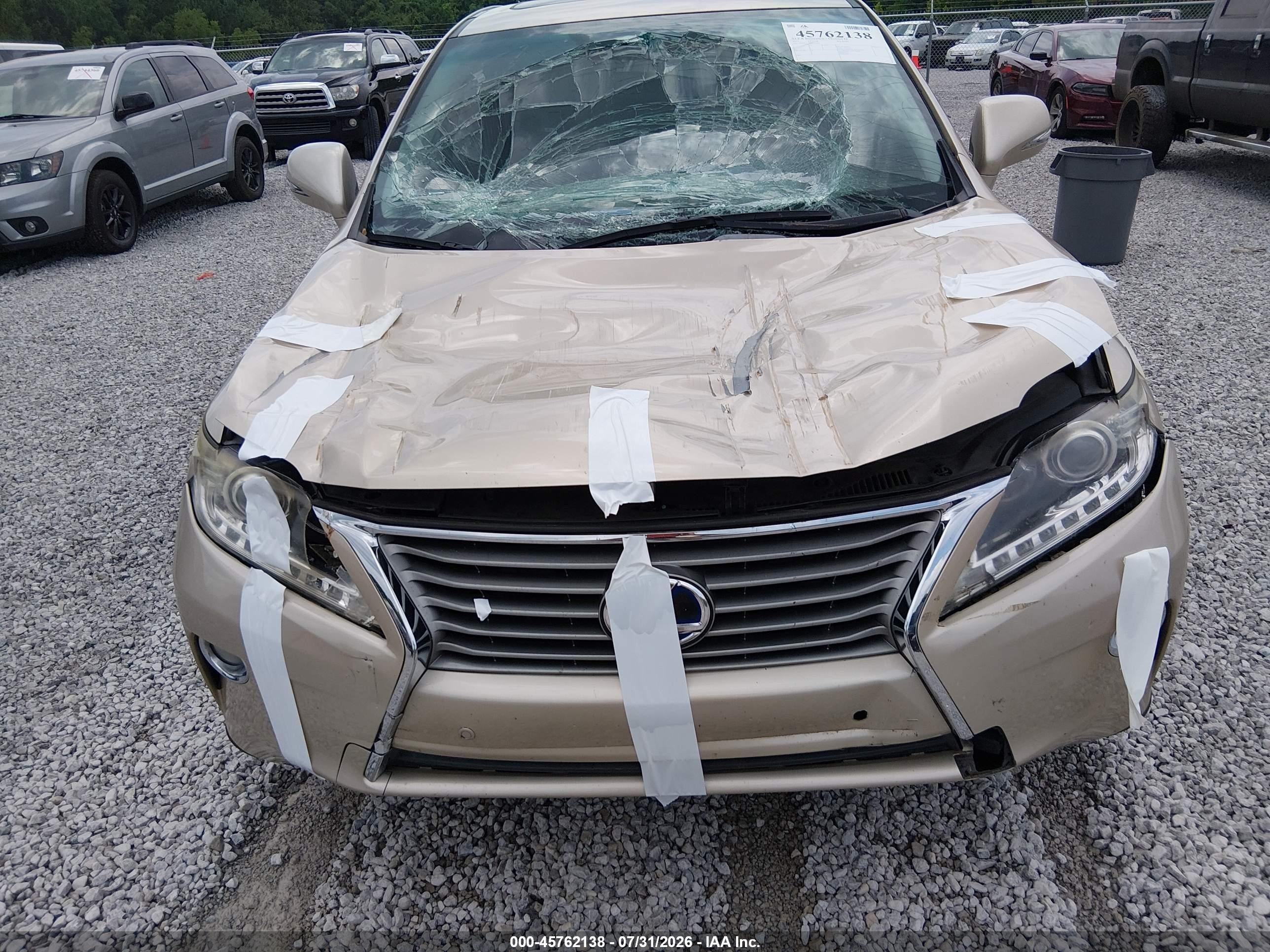 2013 Lexus Rx 450h   Tan vin: JTJZB1BA9D2413099