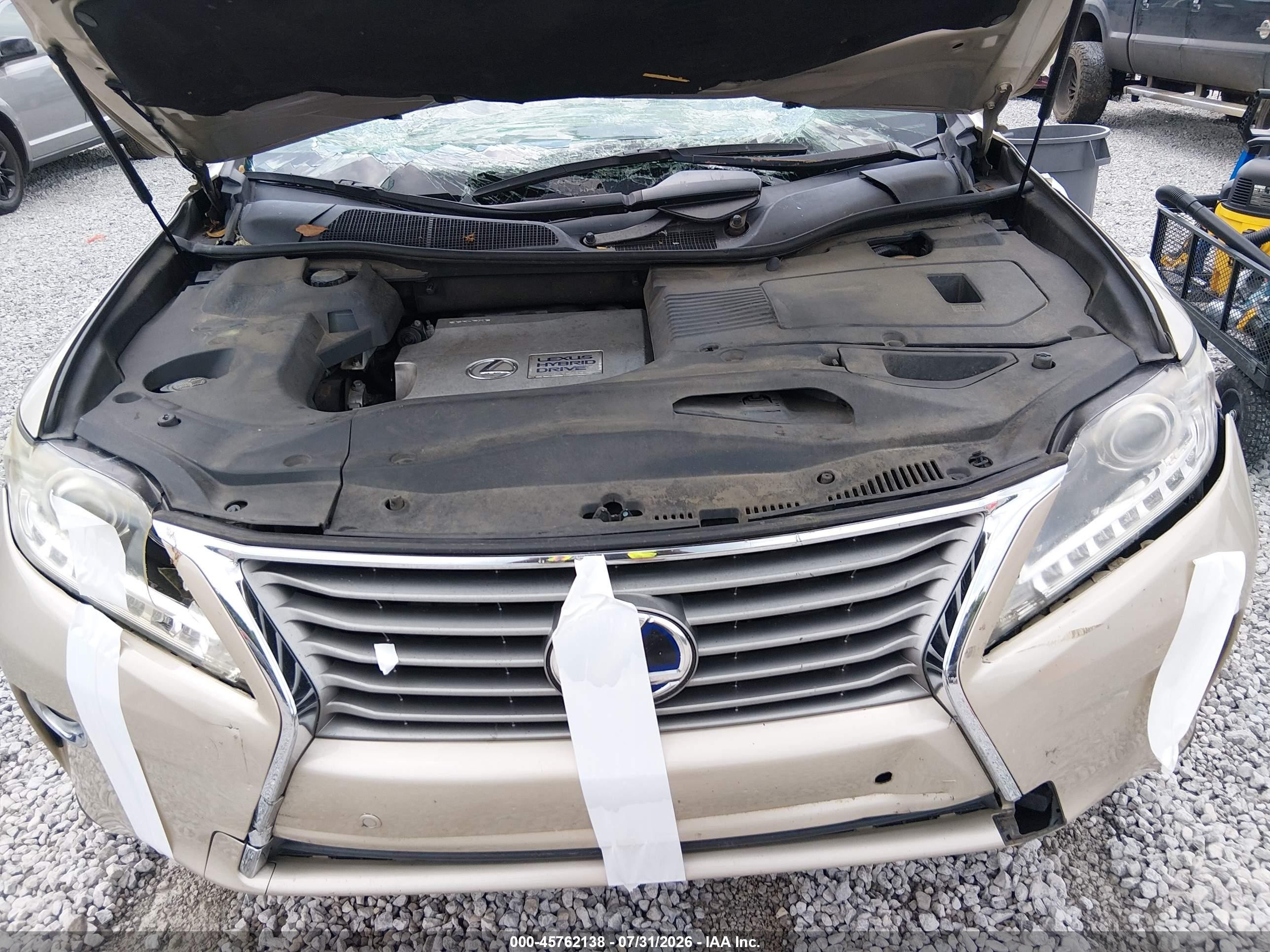 2013 Lexus Rx 450h   Tan vin: JTJZB1BA9D2413099