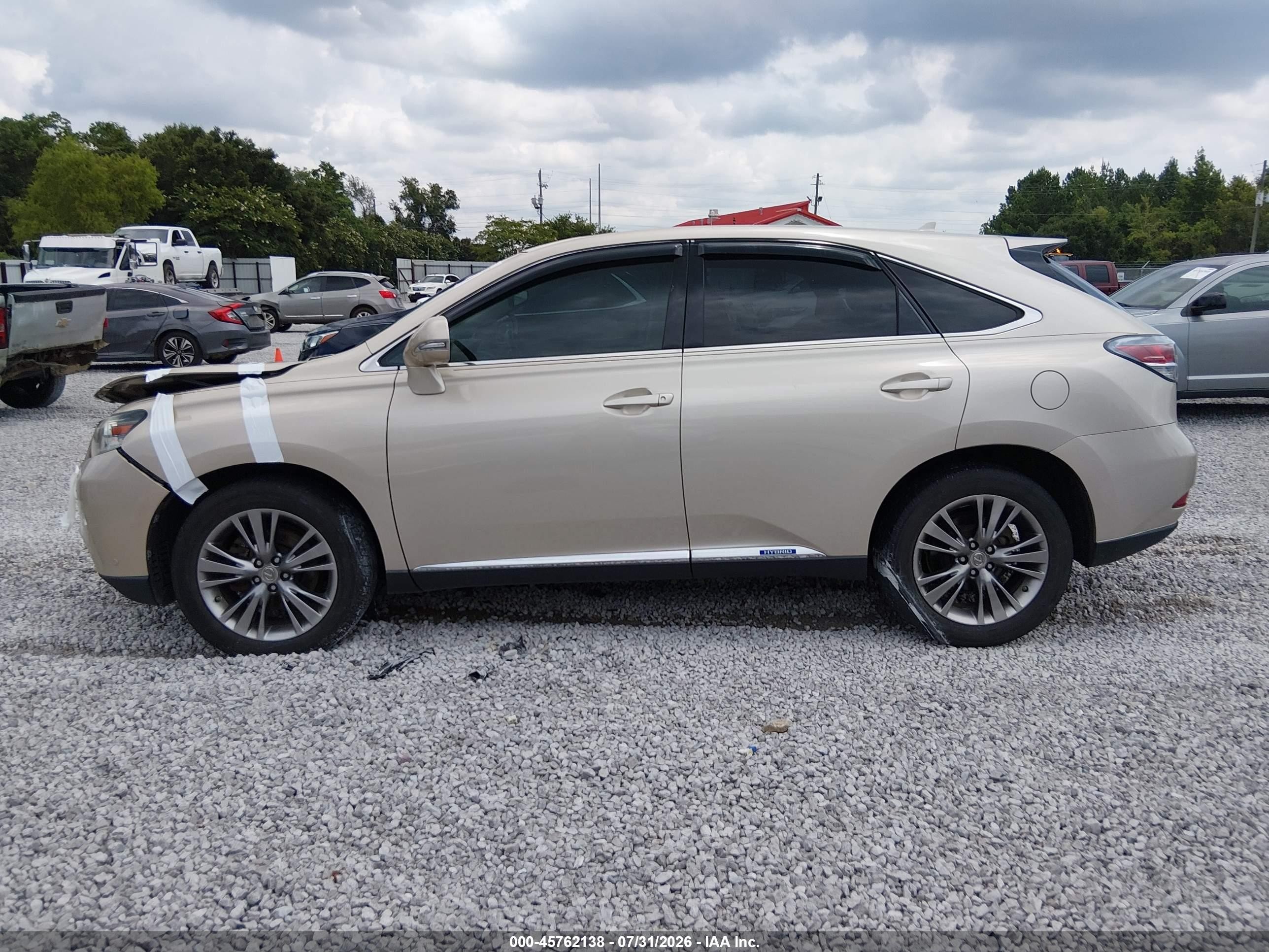 2013 Lexus Rx 450h   Tan vin: JTJZB1BA9D2413099