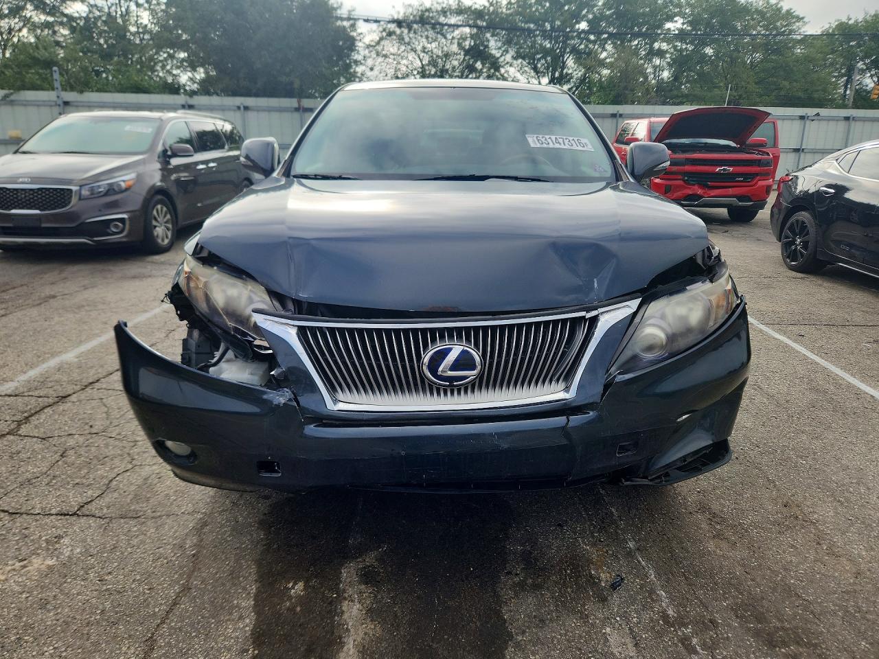 2010 Lexus Rx 450h Угольный vin: JTJZB1BAXA2002497