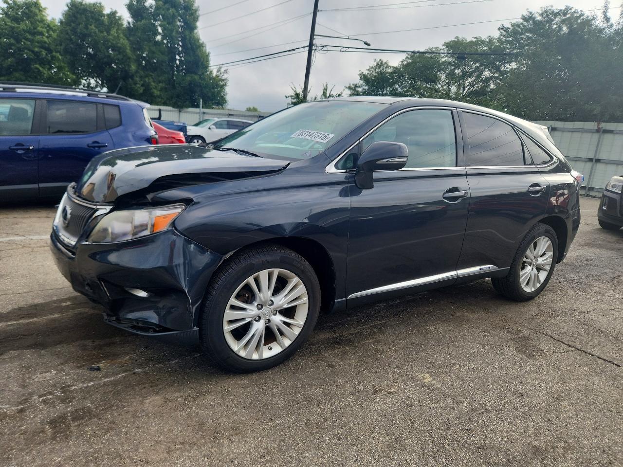2010 Lexus Rx 450h Угольный vin: JTJZB1BAXA2002497