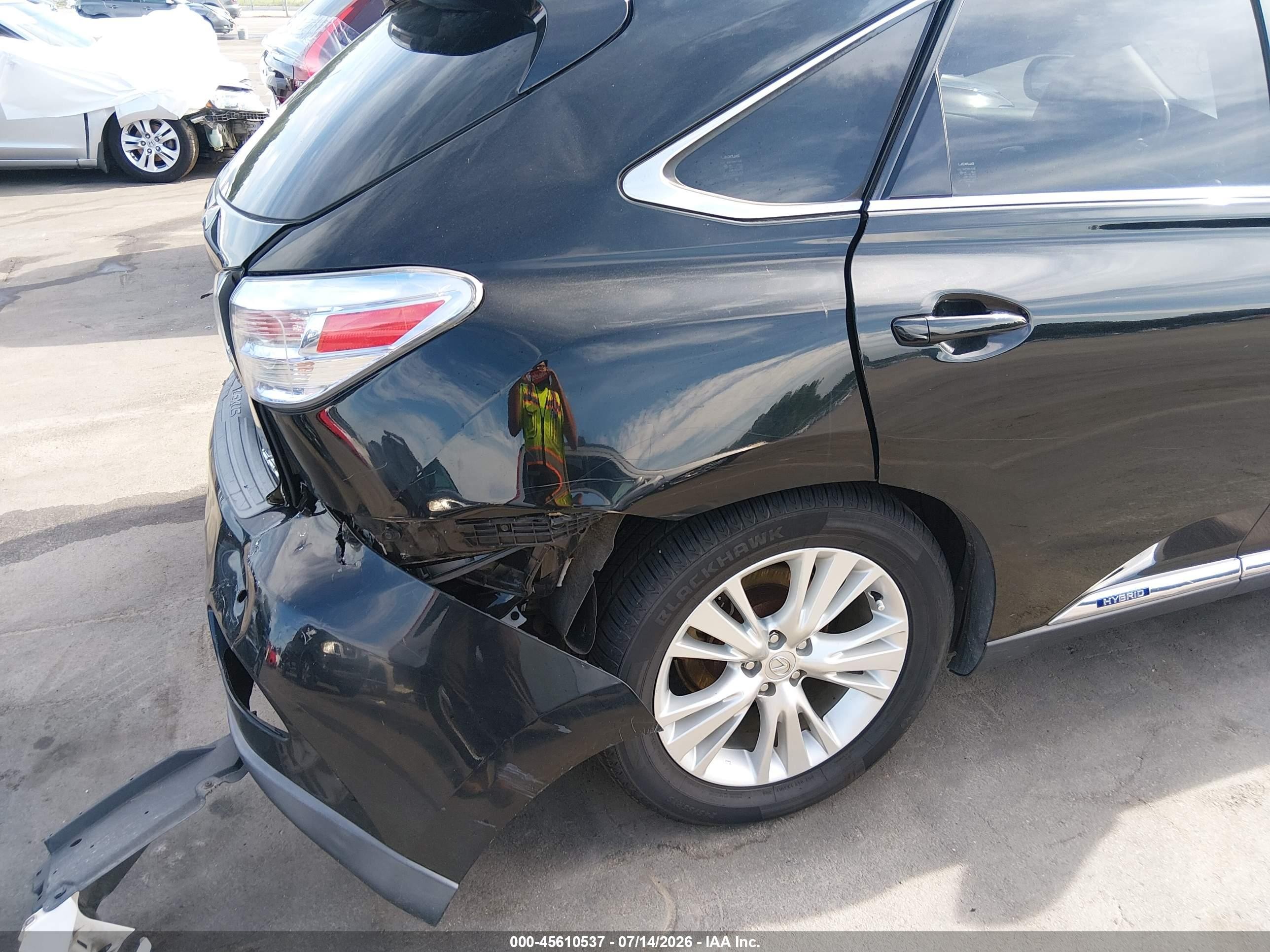 2010 Lexus Rx 450h   Black vin: JTJZB1BAXA2402950