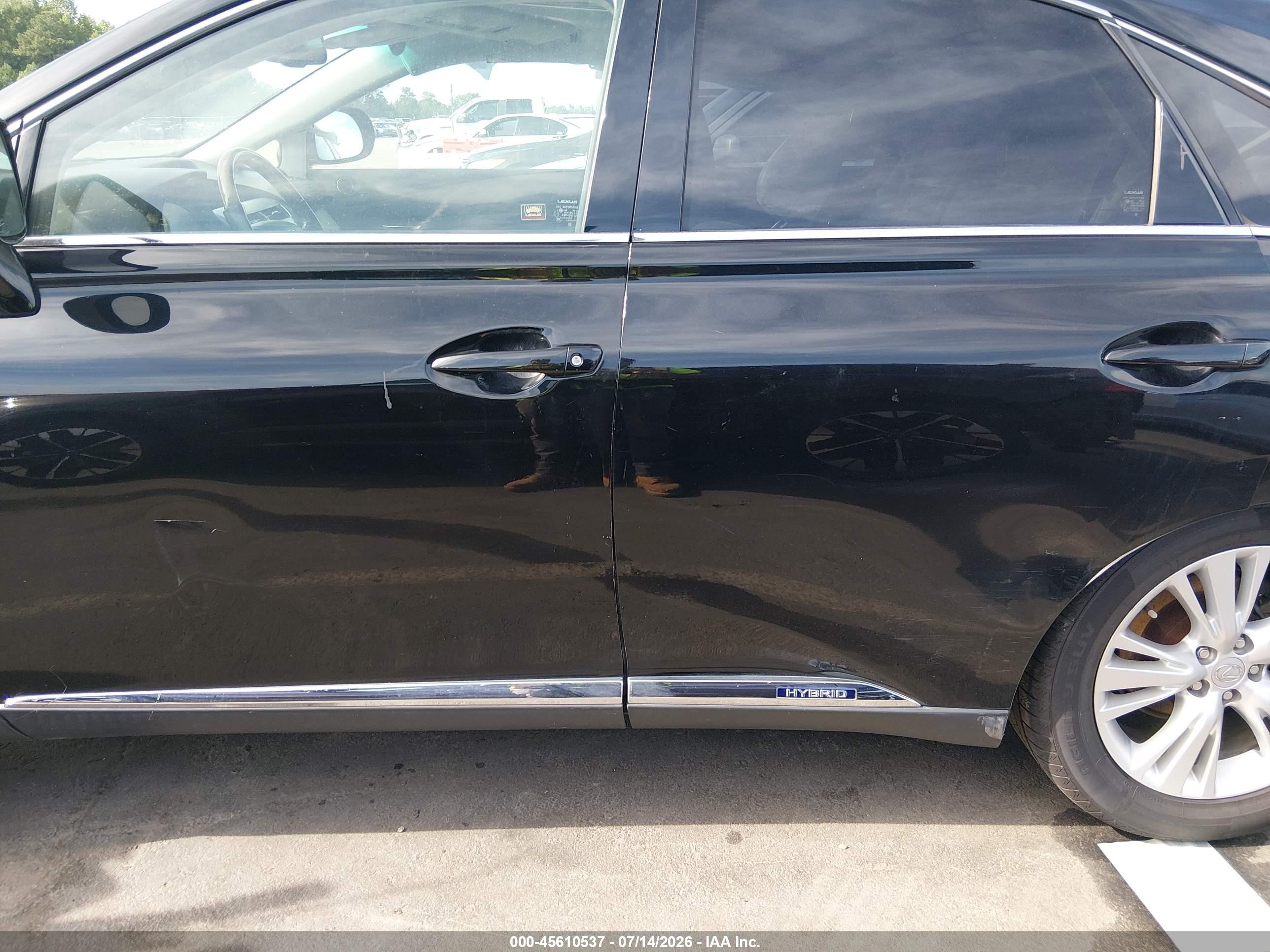 2010 Lexus Rx 450h   Black vin: JTJZB1BAXA2402950