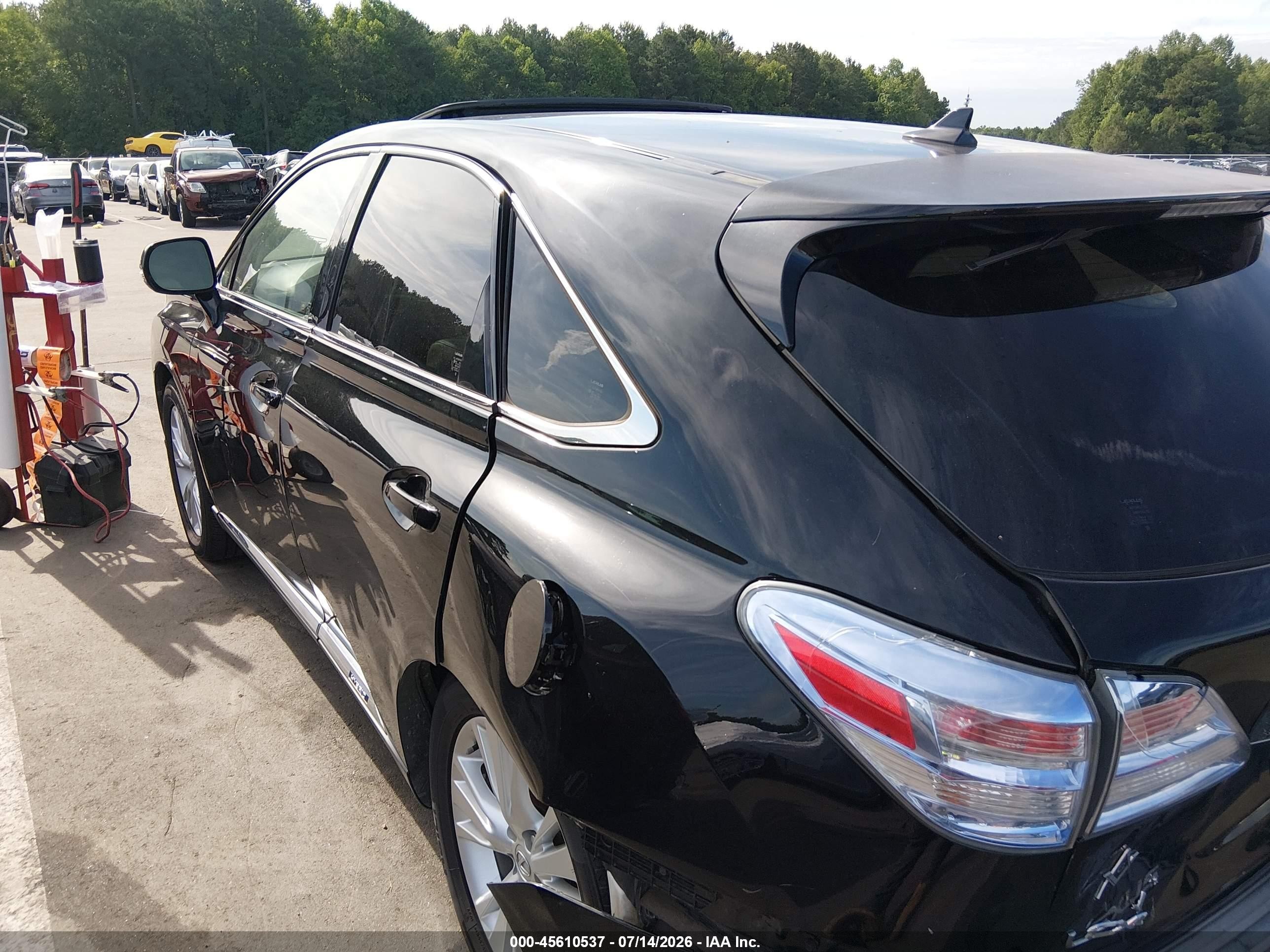 2010 Lexus Rx 450h   Black vin: JTJZB1BAXA2402950