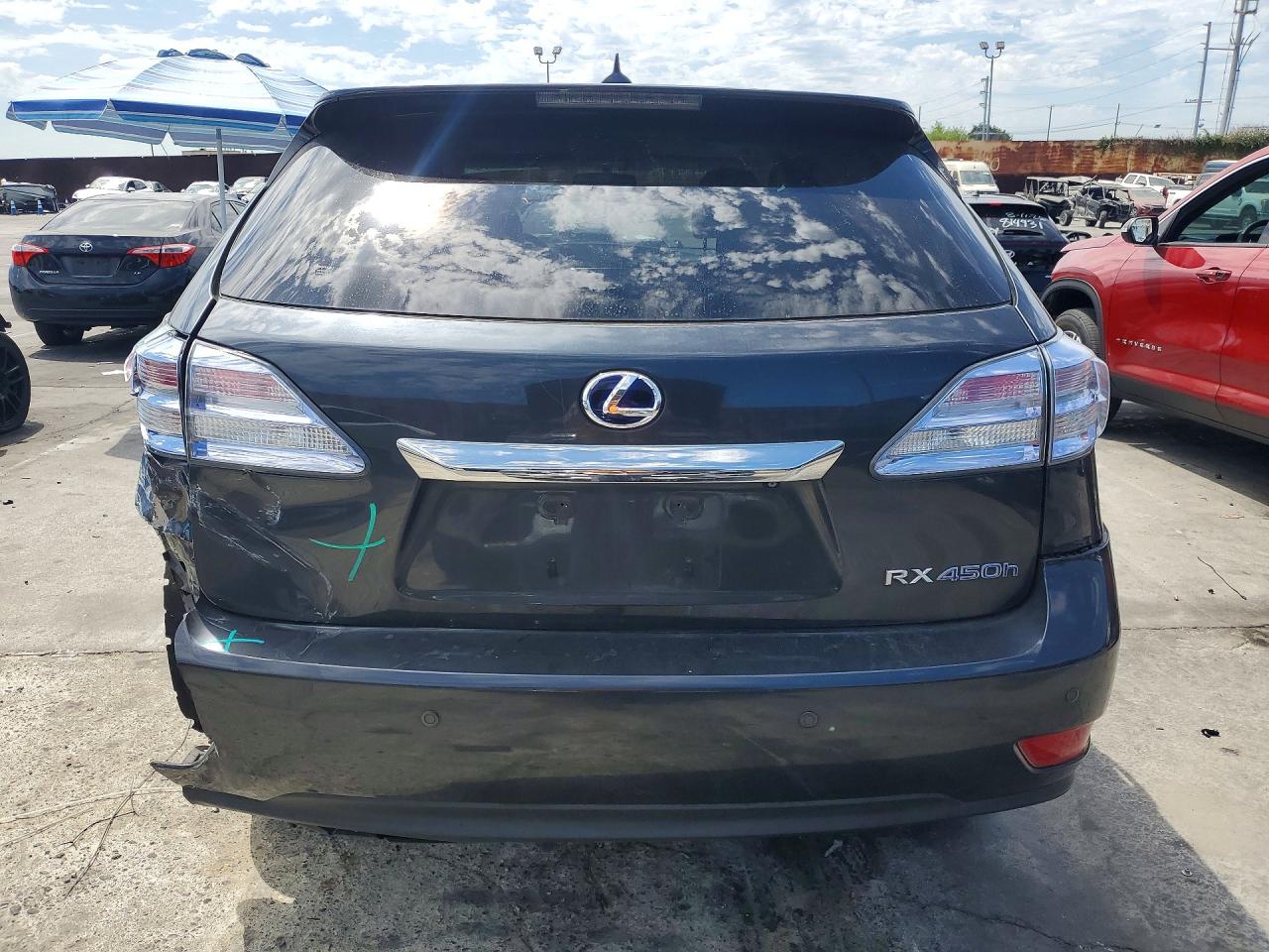2011 Lexus Rx 450h Black vin: JTJZB1BAXB2004736