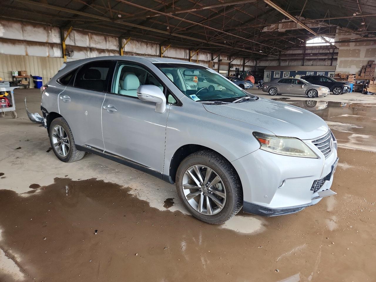 2013 Lexus Rx 450h Silver vin: JTJZB1BAXD2411118