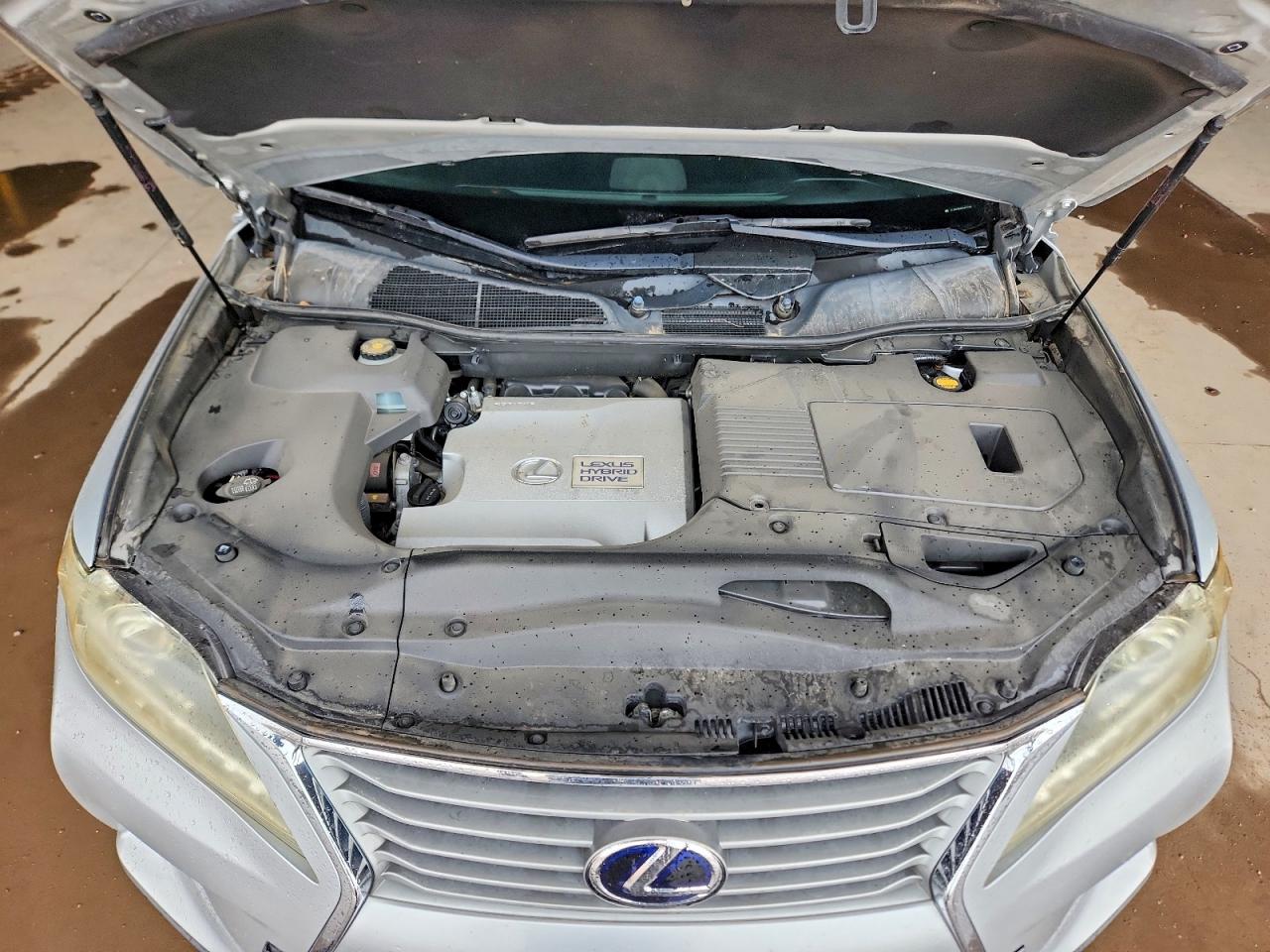 2013 Lexus Rx 450h Silver vin: JTJZB1BAXD2411118